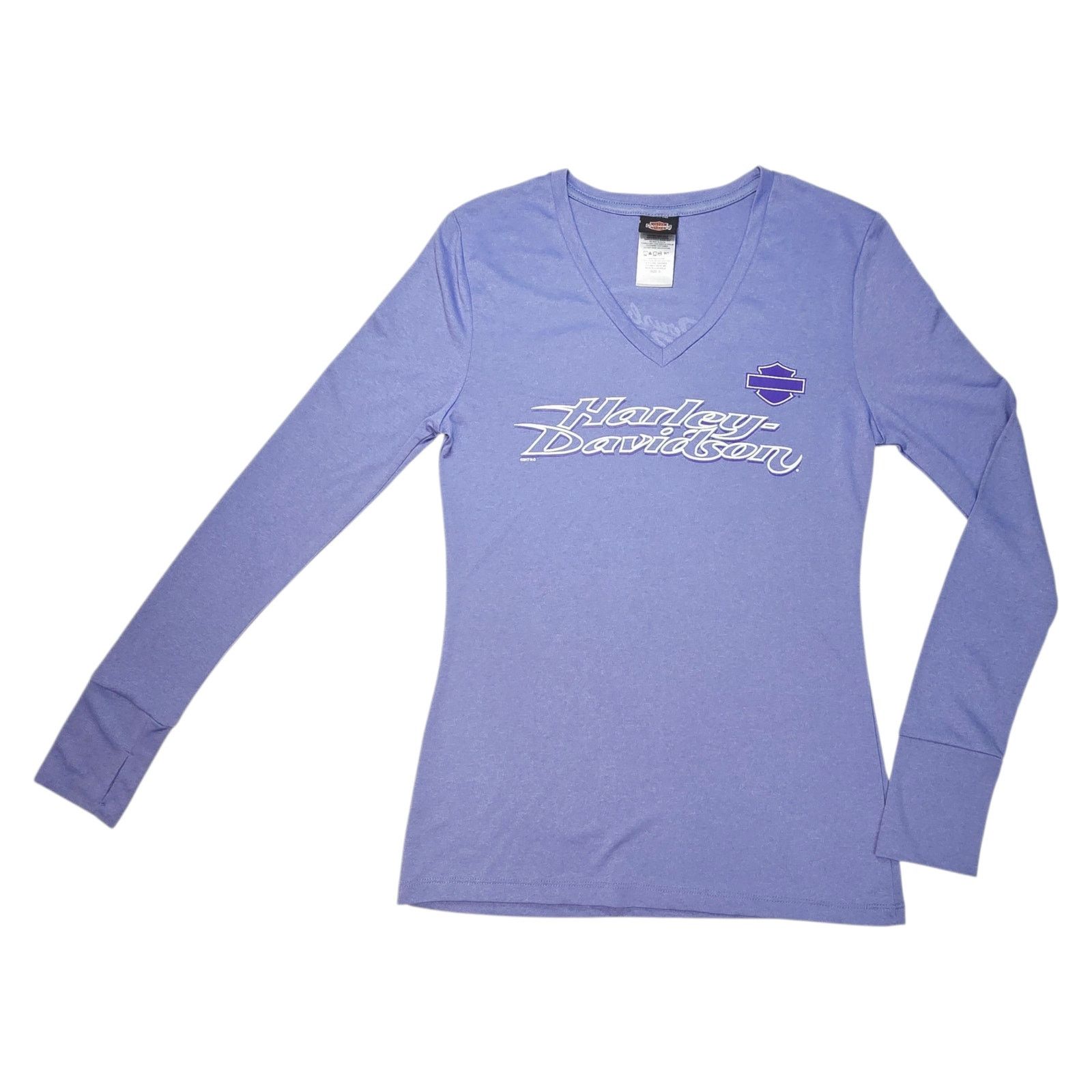 Harley Davidson 2011 Harley-Davidson Womens Small T-shirt Long Sleeve Size S / US 4 / IT 40 - 4 Thumbnail