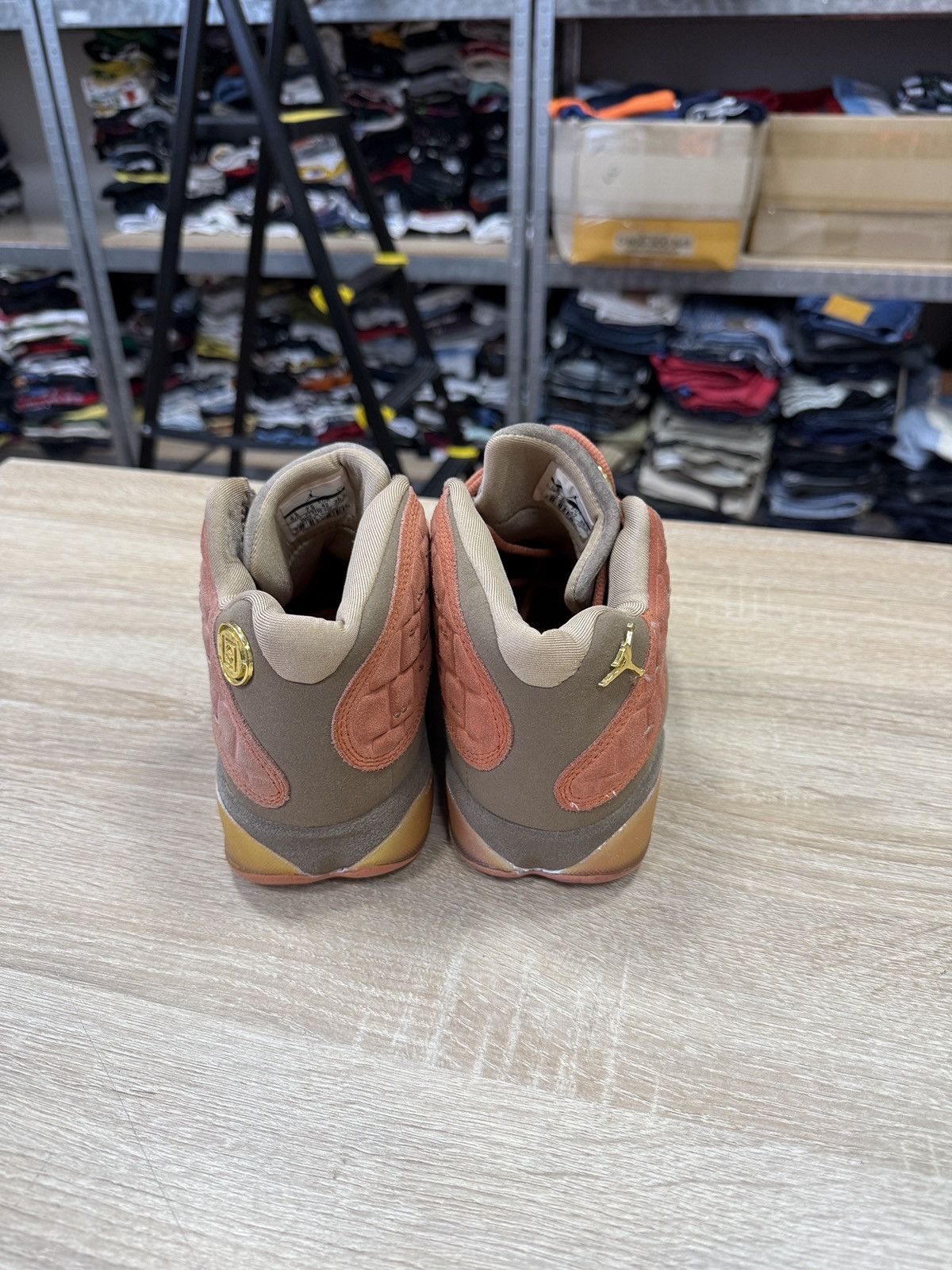 CLOT × Jordan Brand 🇺🇸 CLOT x Air Jordan 13 Retro NRG Low Terracotta US 8.5 Size US 8.5 / EU 41-42 - 5 Thumbnail