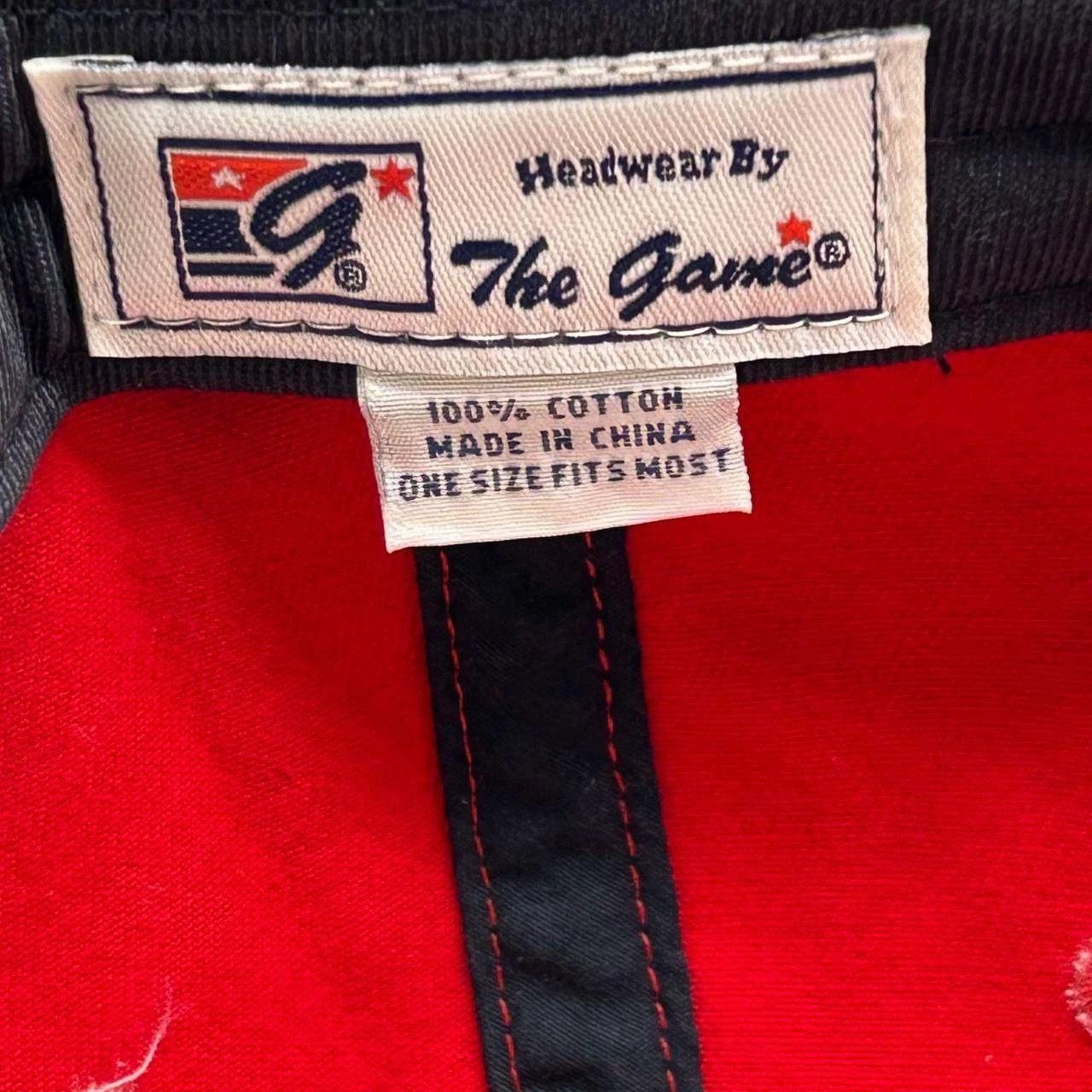 The Game Ole Miss Rebels NCAA Hat Men Red Blue Strap Back Cotton Size ONE SIZE - 3 Thumbnail
