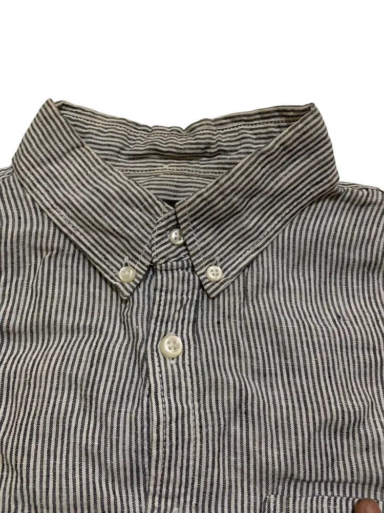 GOSTAR DE FUGA GOSTAR DE FUGA LINEN HICKORY STRIPED shirt Size US S / EU 44-46 / 1 - 6 Thumbnail