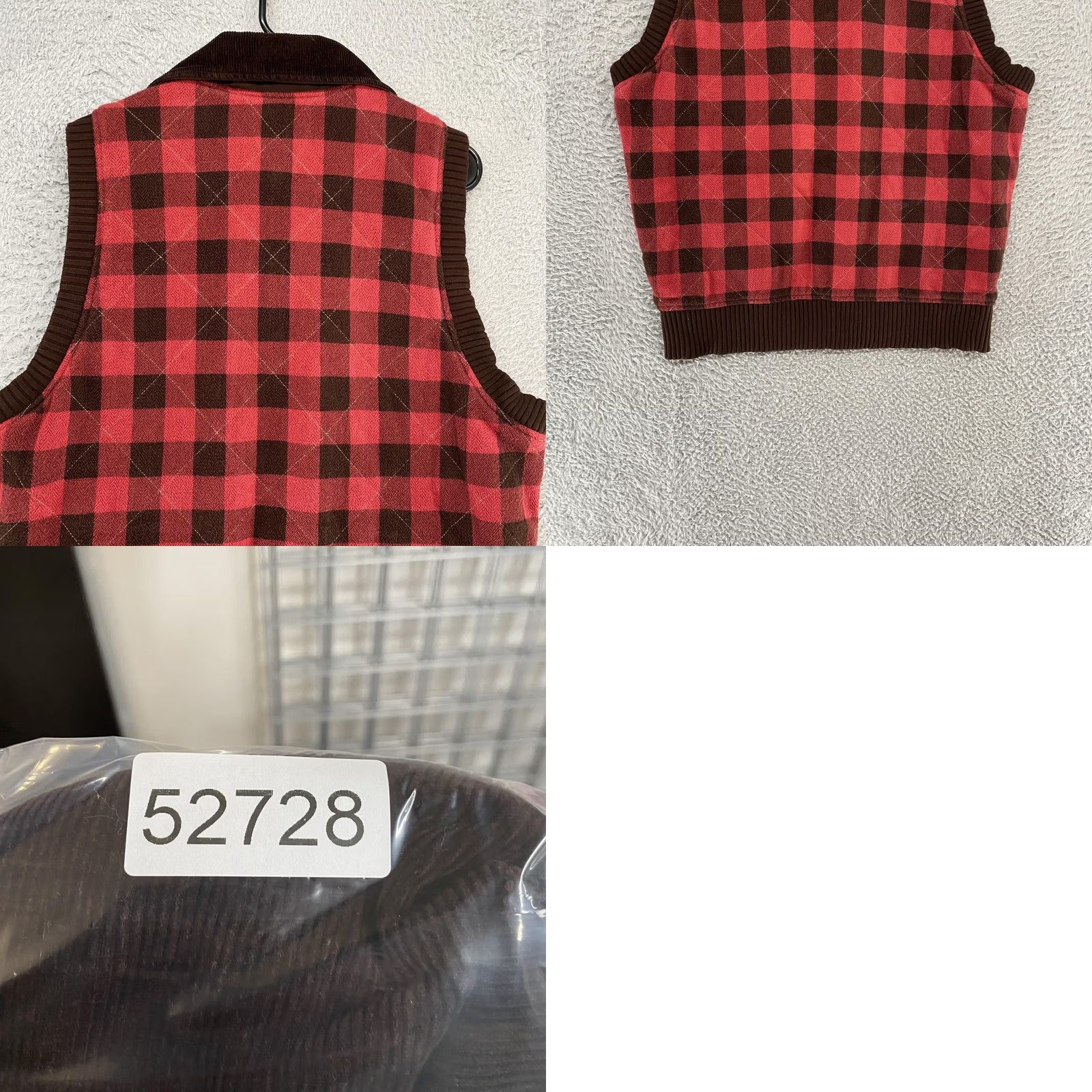 Ralph Lauren VINTAGE Ralph Lauren Denim & Supply Vest Mens M Red Buffalo Plaid Quilted Corduroy Size US M / EU 48-50 / 2 - 8 Thumbnail