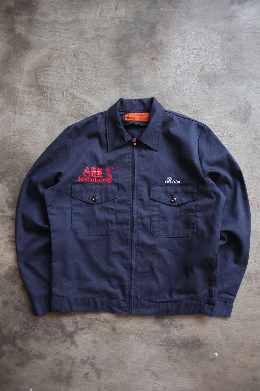 Vintage Vintage 90's RadKap mechanic work jacket Size US L / EU 52-54 / 3 - 1 Thumbnail