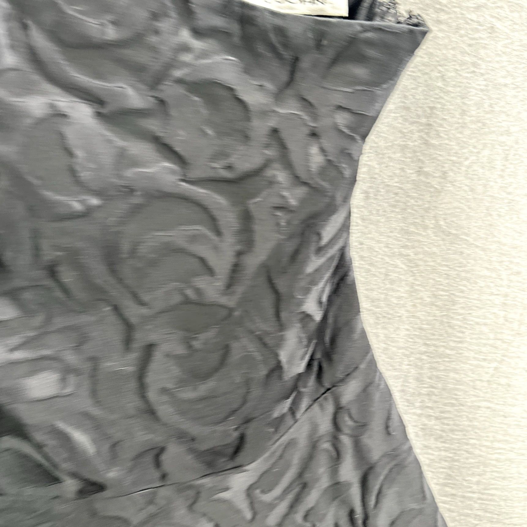 St. John St. John Dress Women 8 Black One Shoulder Embossed Jacquard Silk Blend Midi Formal Wedding Party Womens Size M / US 6-8 / IT 42-44 - 6 Thumbnail