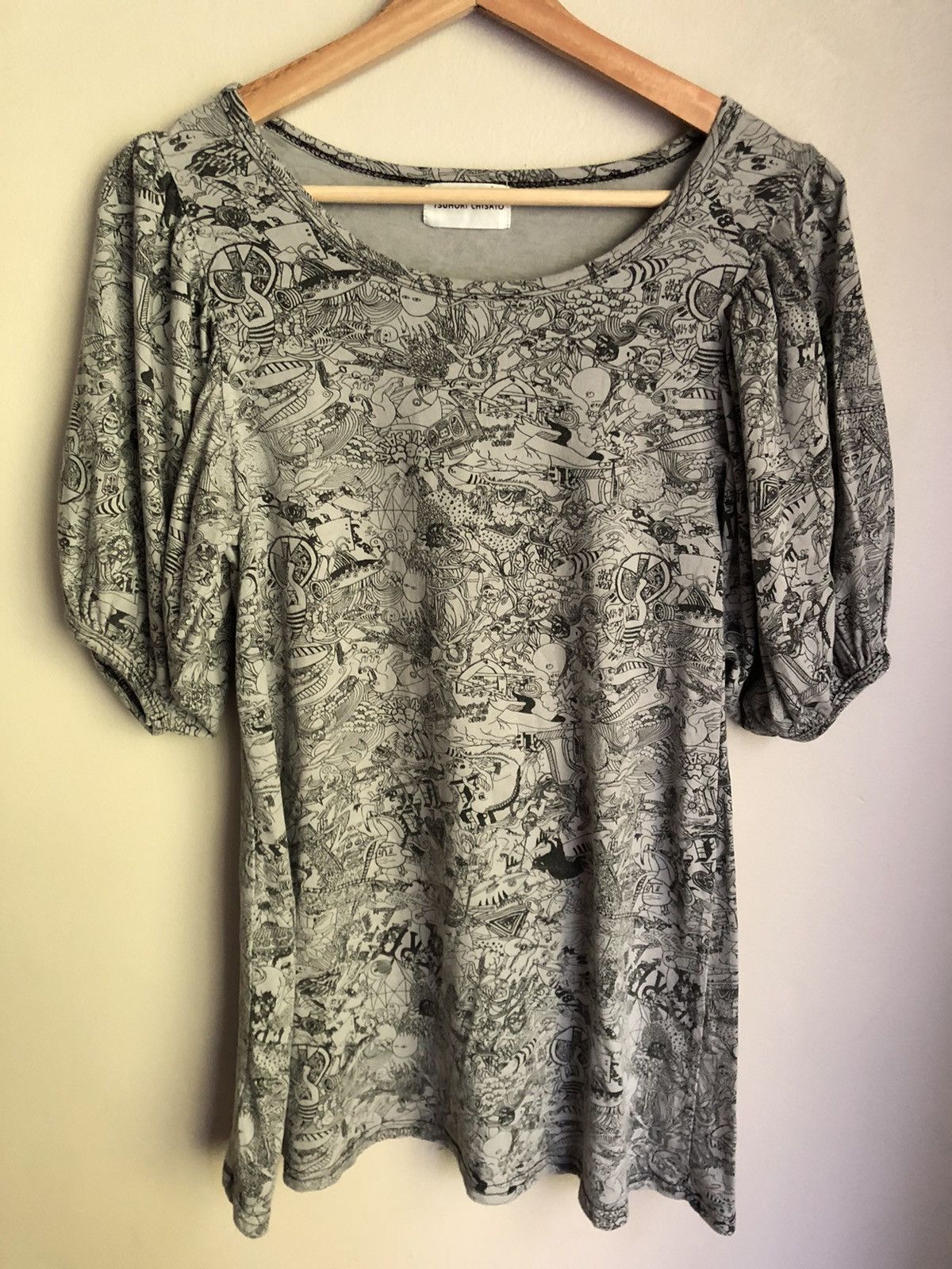 Issey Miyake × Tsumori Chisato Tsumori Chisato Archive ‘Hail Satan’ Babydoll Tee Size S / US 4 / IT 40 - 20 Thumbnail