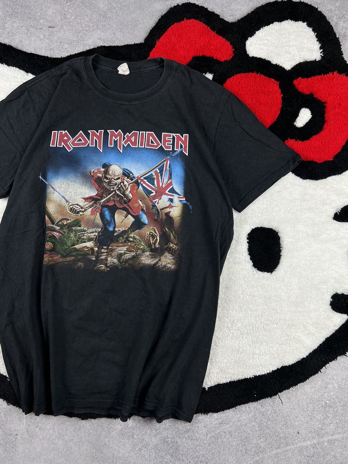 Band Tees Vintage Iron Maiden The Trooper Y2K Band Rock Tee Shirt Size US L / EU 52-54 / 3 - 3 Thumbnail