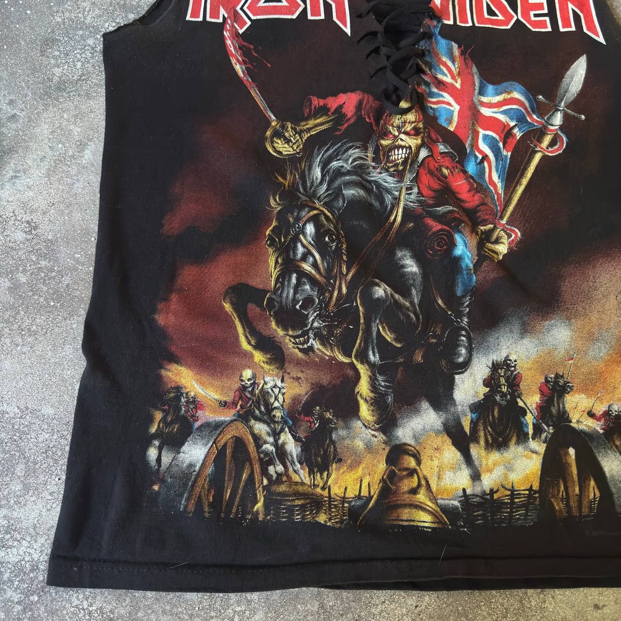 Band Tees × Iron Maiden Iron Maiden Vintage Tour Distressed Tank Top Size US M / EU 48-50 / 2 - 5 Thumbnail