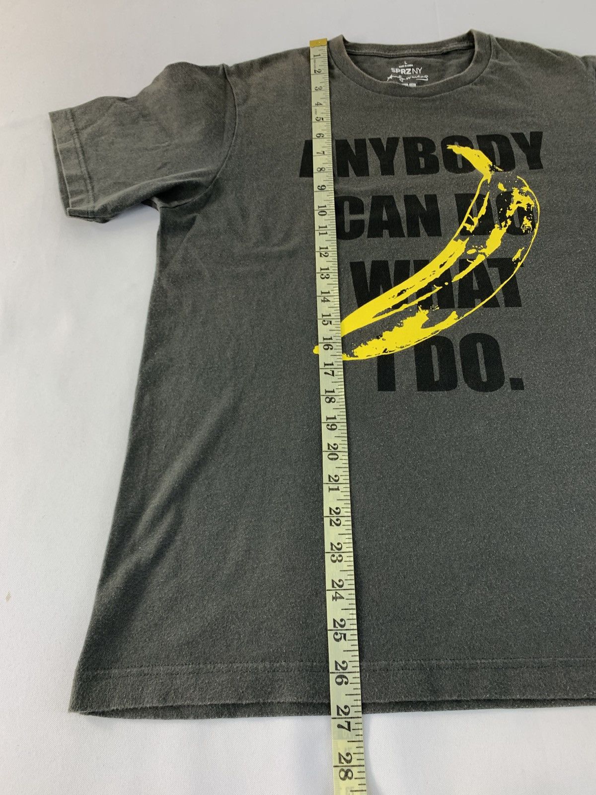 Andy Warhol SPRZNY Andy Warhol Banana Quotes Humors Printed Tee Size US M / EU 48-50 / 2 - 9 Thumbnail