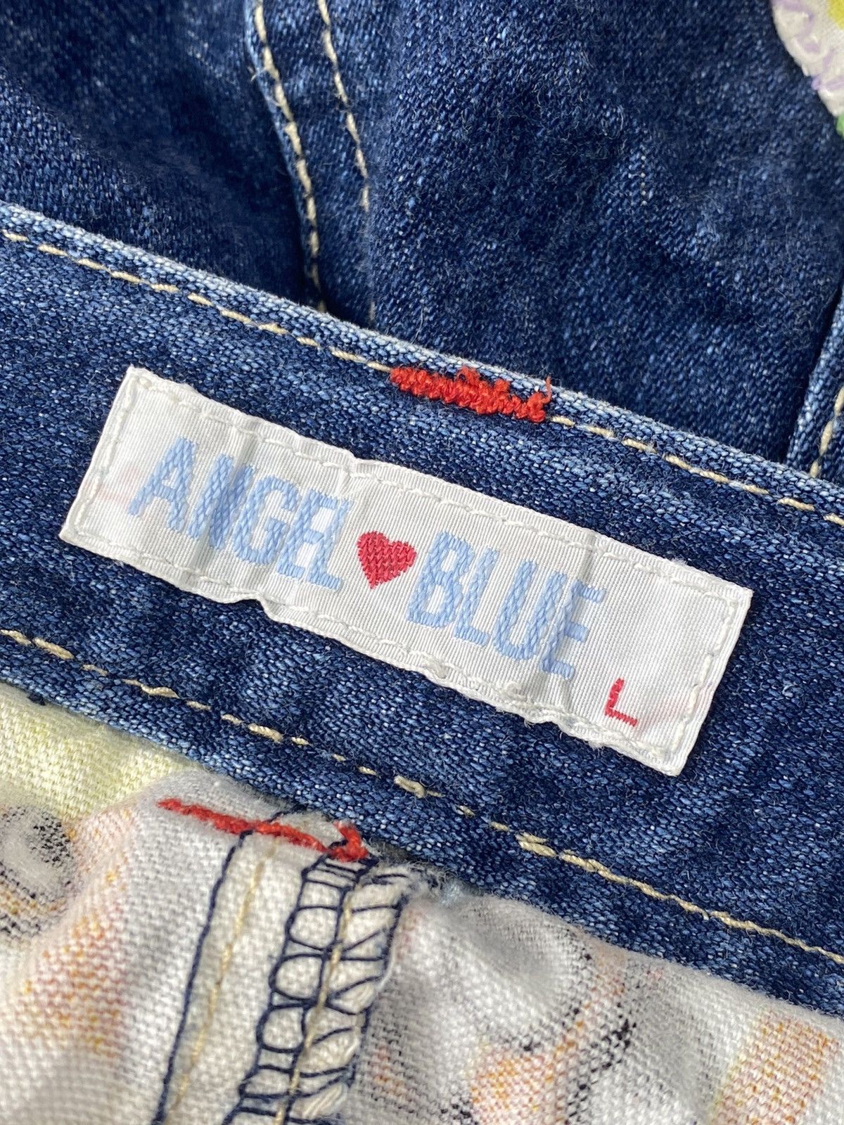 Angel Blue × Japanese Brand 2000s Angel Blue - Angels Burger Patchwork Denim Size 26" / US 2 / IT 38 - 5 Thumbnail