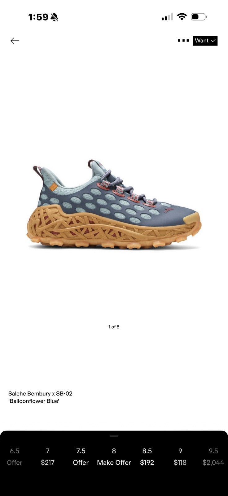 Salehe Bembury Salehe bembury sb02 balloon flower blue size 8 Size US 8 / EU 41 - 5 Thumbnail