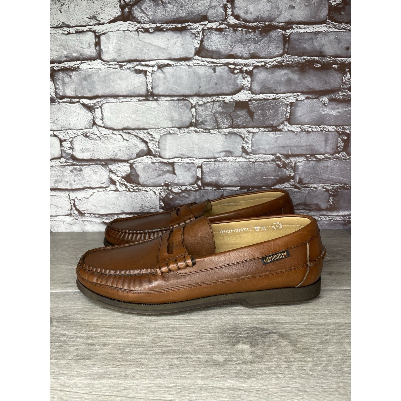 Mephisto Mephisto Spinnaker Brown Leather Penny Loafers Casual Shoes Size US 11.5 / EU 44-45 - 16 Thumbnail