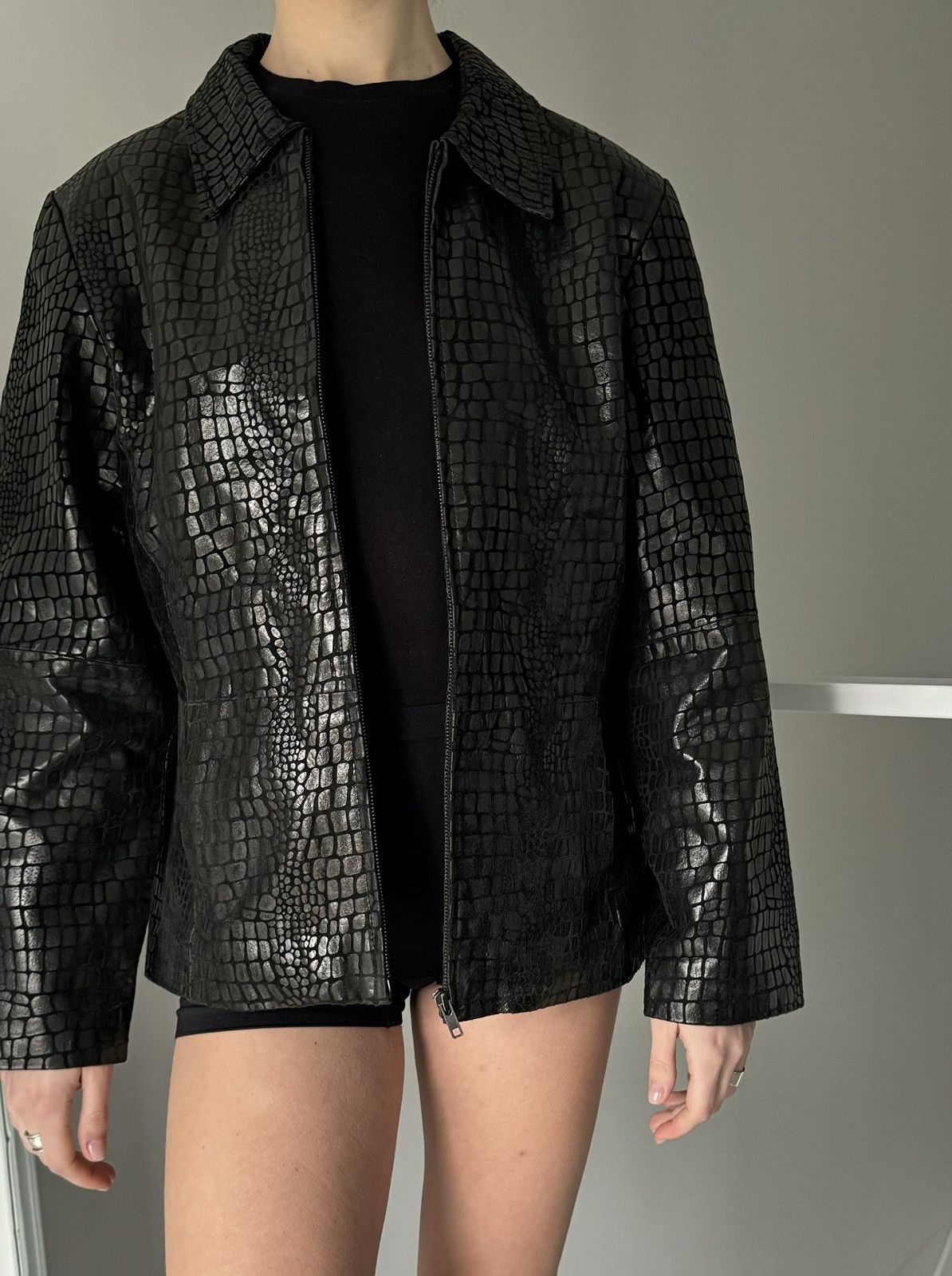 Vintage Vintage Japanese leather jacket like snake print Size S / US 4 / IT 40 - 5 Thumbnail