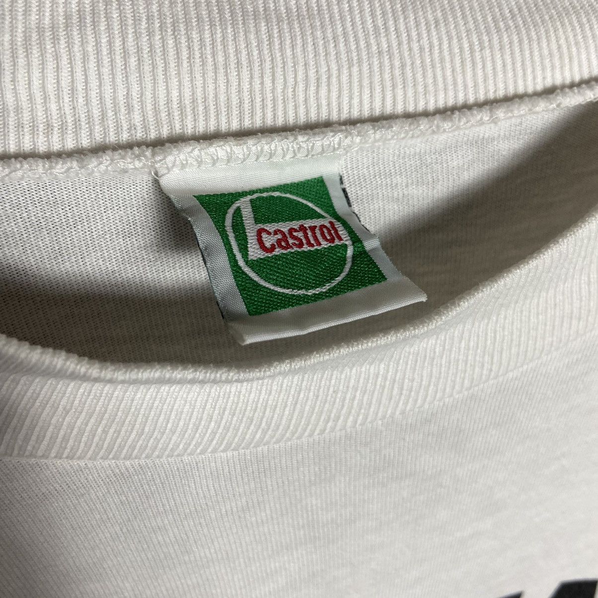 Vintage Vintage 90s Holden Moto Castrol Racing Car Tee / Dunlop Size US XL / EU 56 / 4 - 8 Thumbnail