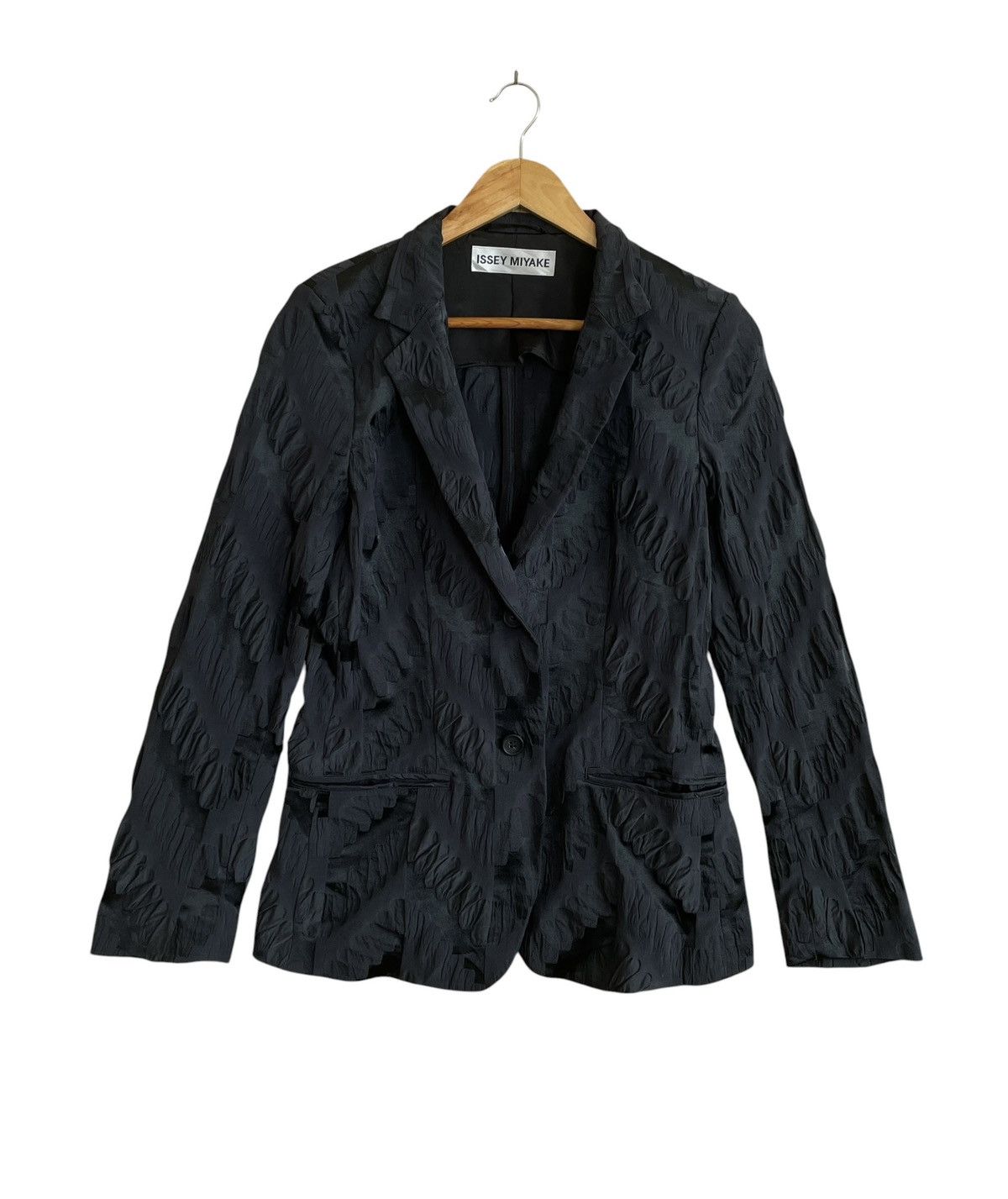 Issey Miyake Very Rare Vintage Brand Issey Miyake Pleated Jacket 1990s Size US M / EU 48-50 / 2 - 1 Thumbnail