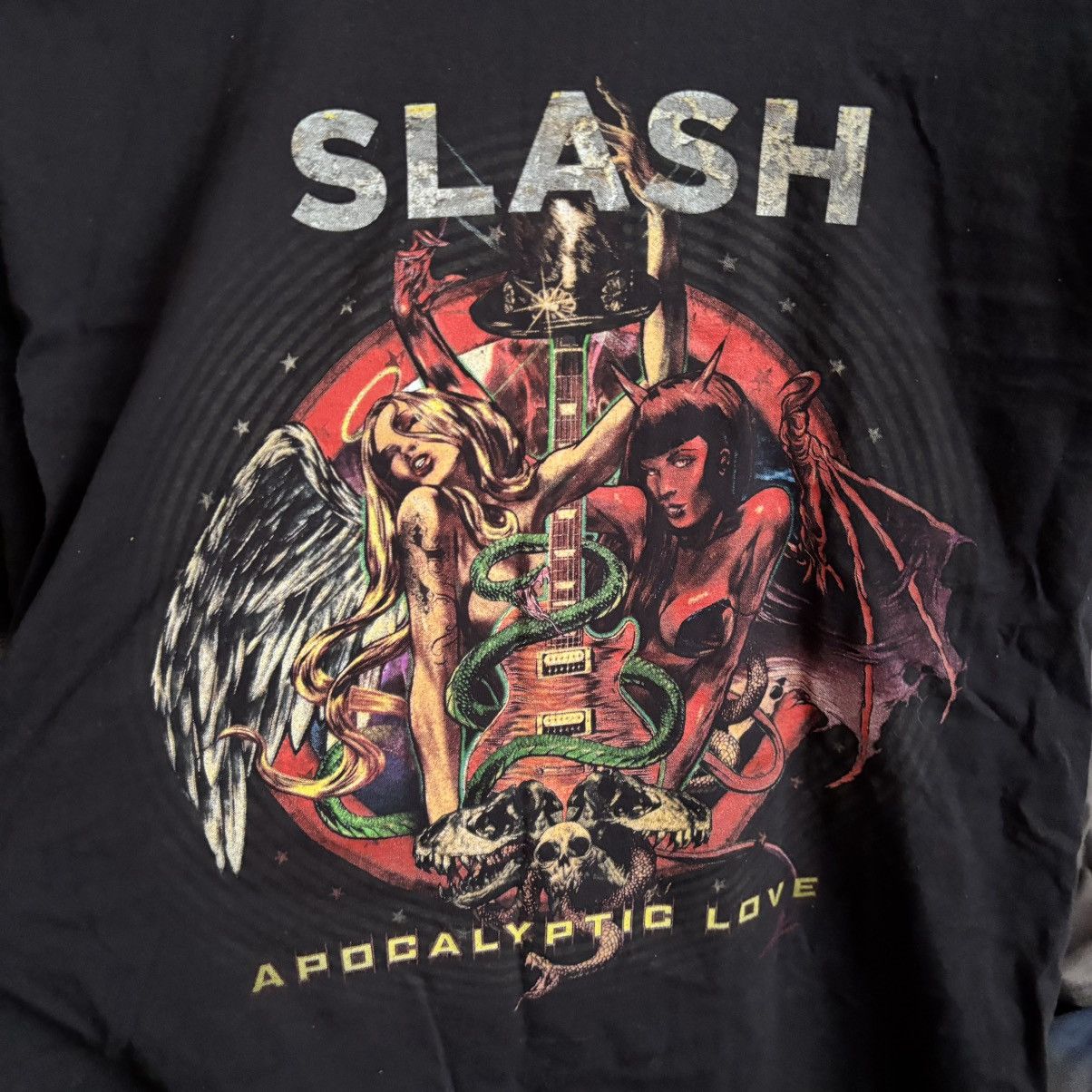 Band Tees Collectable Slash Apocalyptic Love 2012 Band T-Shirt Size US M / EU 48-50 / 2 - 2 Thumbnail