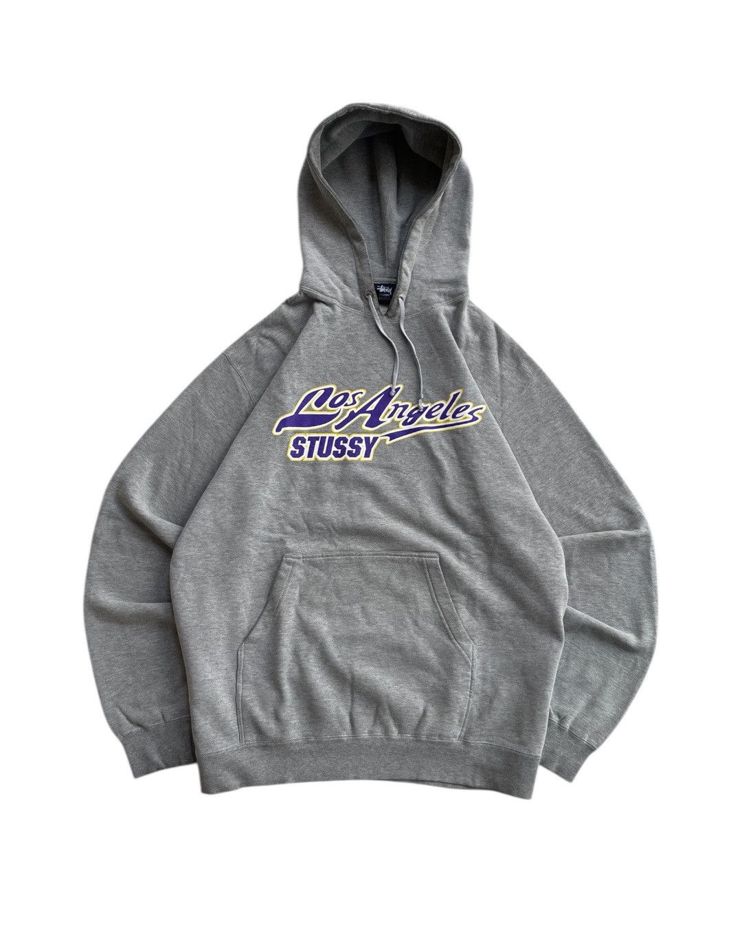 Rare Vintage 90s Stussy USA x NBA Los Angeles Lakers Hoodie