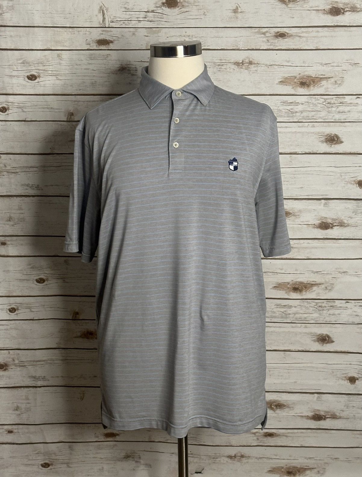 Peter Millar Peter Millar striped short sleeve polo shirt Size Large" Size US L / EU 52-54 / 3 - 1 Thumbnail