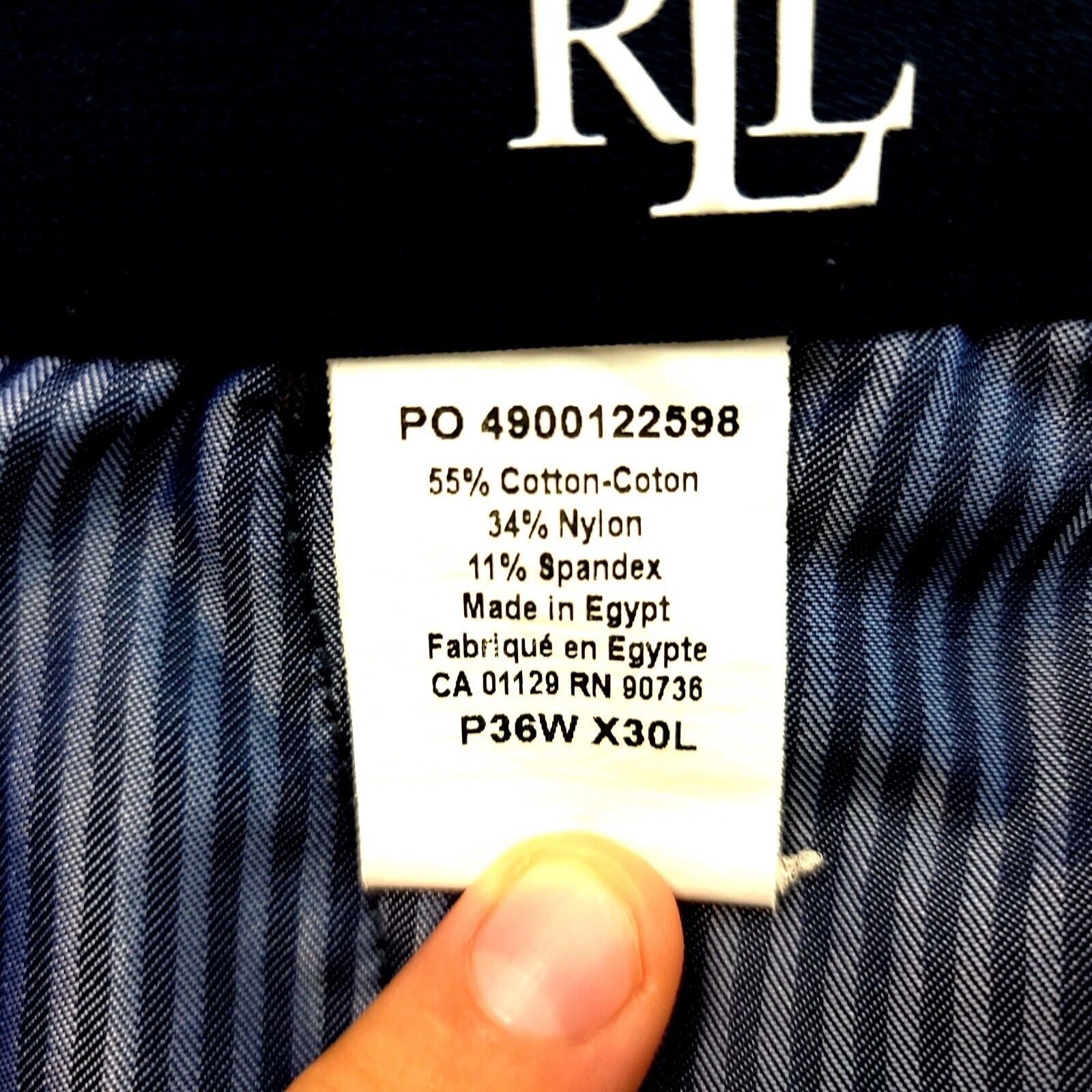 Lauren Ralph Lauren Lauren Ralph Lauren Brown Cotton Nylon Spandex Chino Pants 3 Size US 36 / EU 52 - 4 Thumbnail