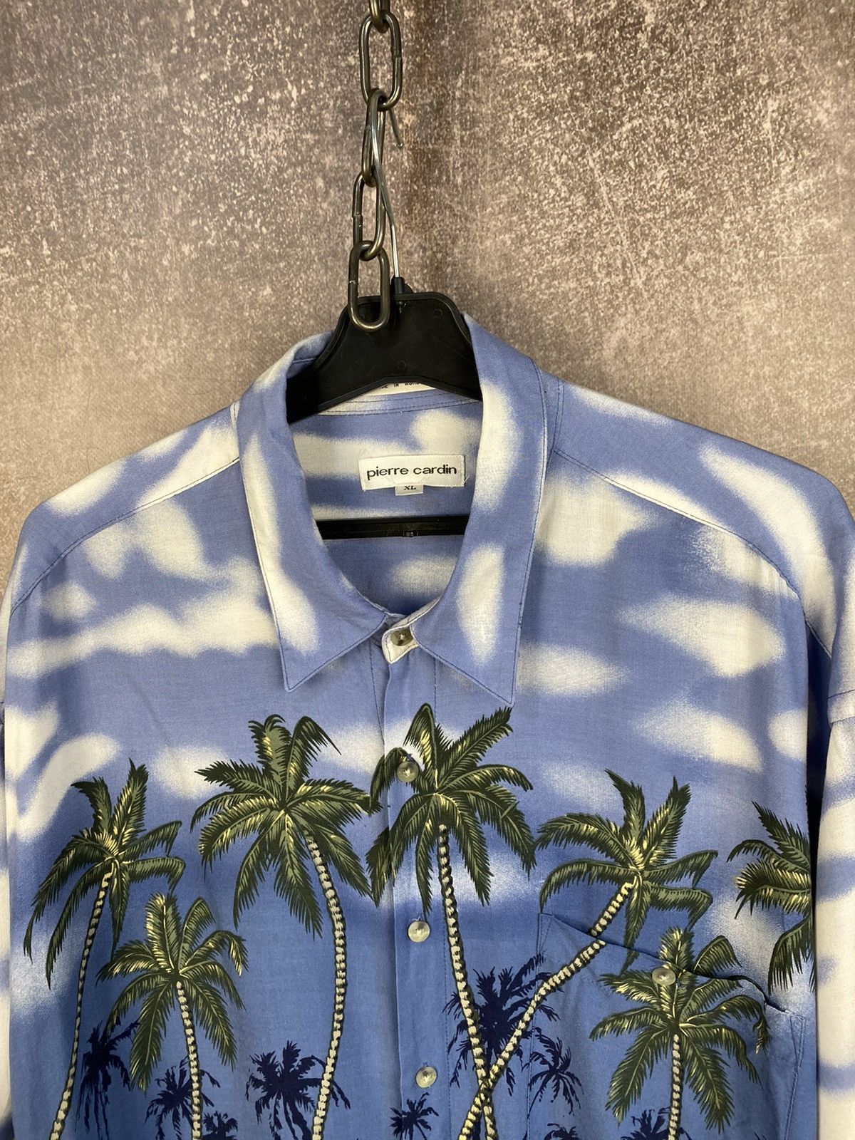 Pierre Cardin Vintage Pierre Cardin Hawaiian Shirt Tropical Floral Size US XL / EU 56 / 4 - 4 Thumbnail