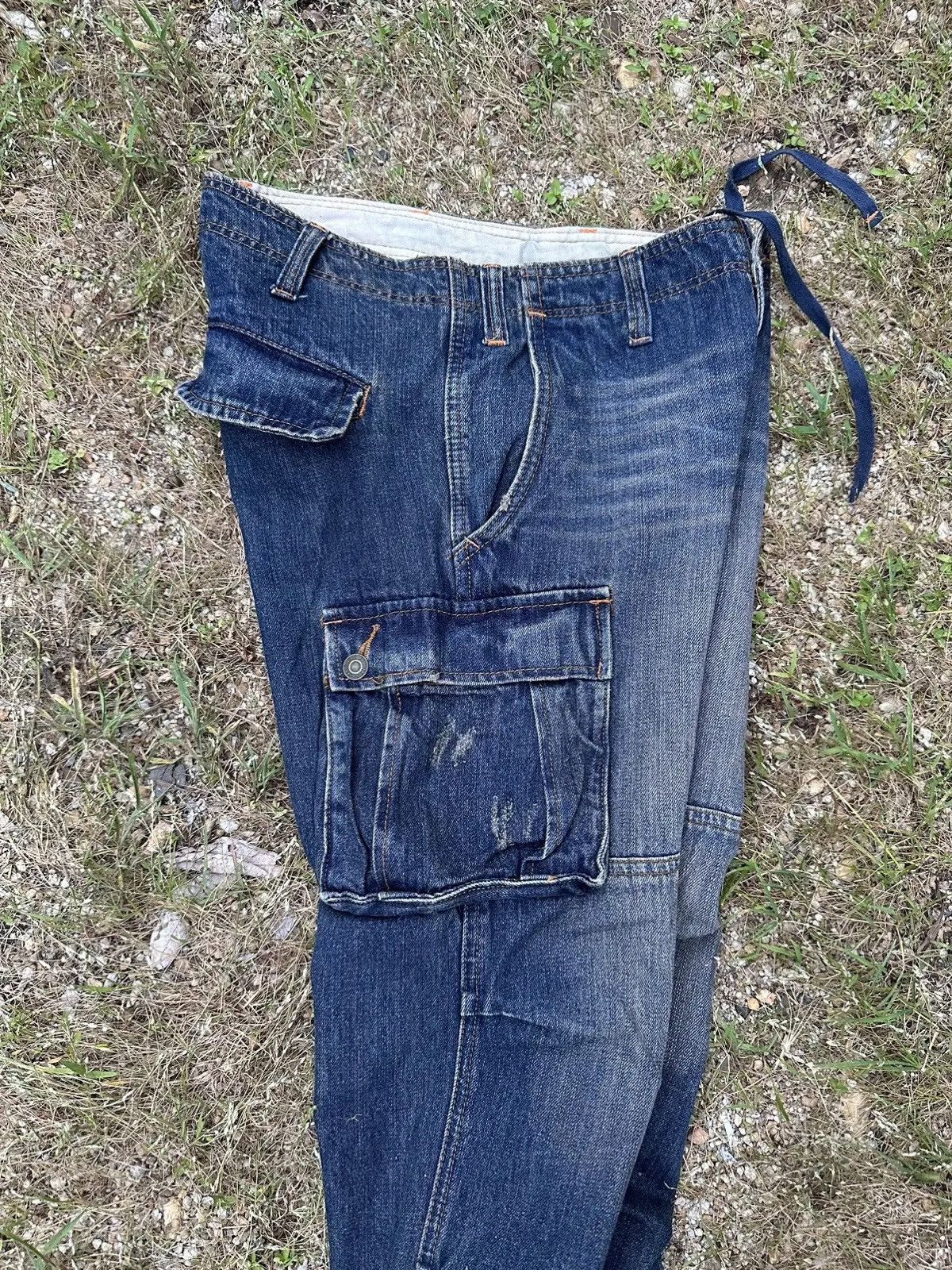 If Six Was Nine W30 L31 🔥VINTAGE JUNGLE STORM JAPAN ZIPPER LEGS DENIM CARGO Size US 30 / EU 46 - 15 Thumbnail