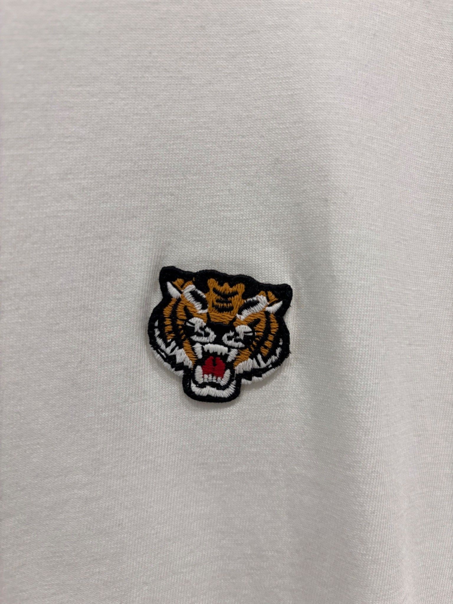 Kenzo Kenzo Wild Tiger Embroidered Shirt White Size US XL / EU 56 / 4 - 2 Thumbnail