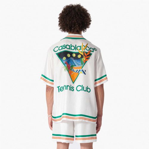 Casablanca o1mle0326 Knitted Collar Short Sleeve Shirt Tennis Club Size US XS / EU 42 / 0 - 5 Thumbnail
