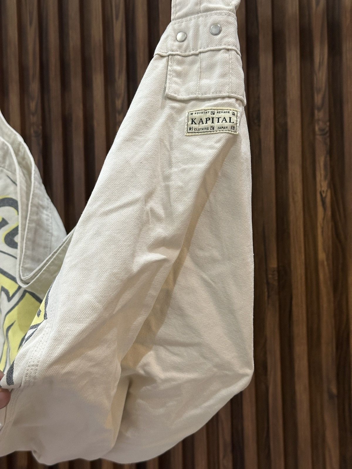 Kapital Kountry Kapital Kountry Canvas newspaper Bag (Guiding light) Size ONE SIZE - 4 Thumbnail