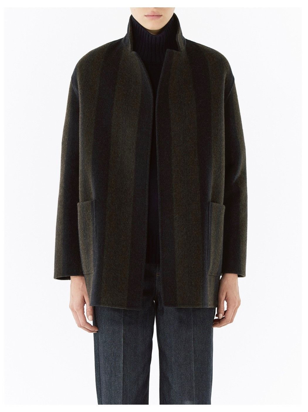 Loro Piana o1srvl11e0126 FAN3578 Jimi Jacket in Brown/Blue Size XS / US 0-2 / IT 36-38 - 3 Thumbnail