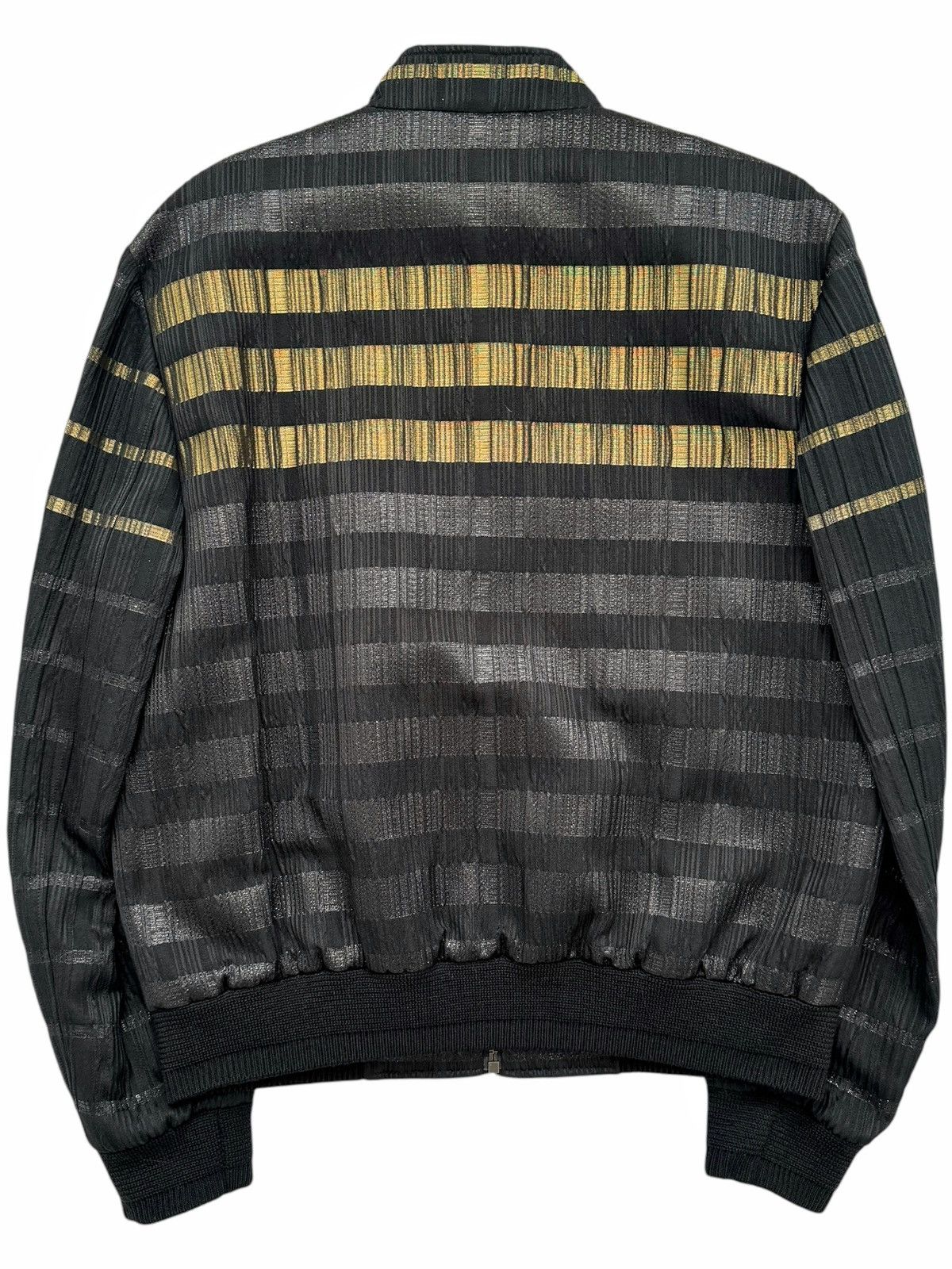 Saint Laurent Paris 2019 Gold Metallic Strips Gabardine Jacket Size US M / EU 48-50 / 2 - 3 Thumbnail