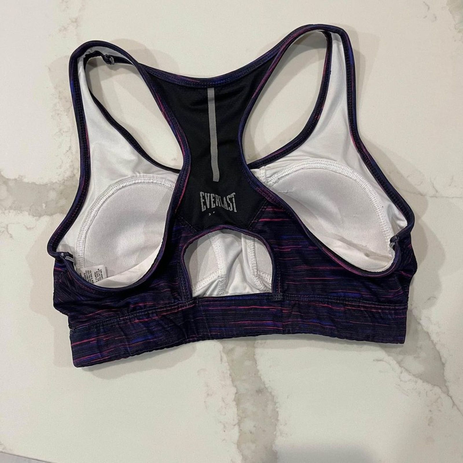 Everlast Everlast Sport Racerback Padded Sports Bra Women’s Medium Size ONE SIZE - 4 Thumbnail