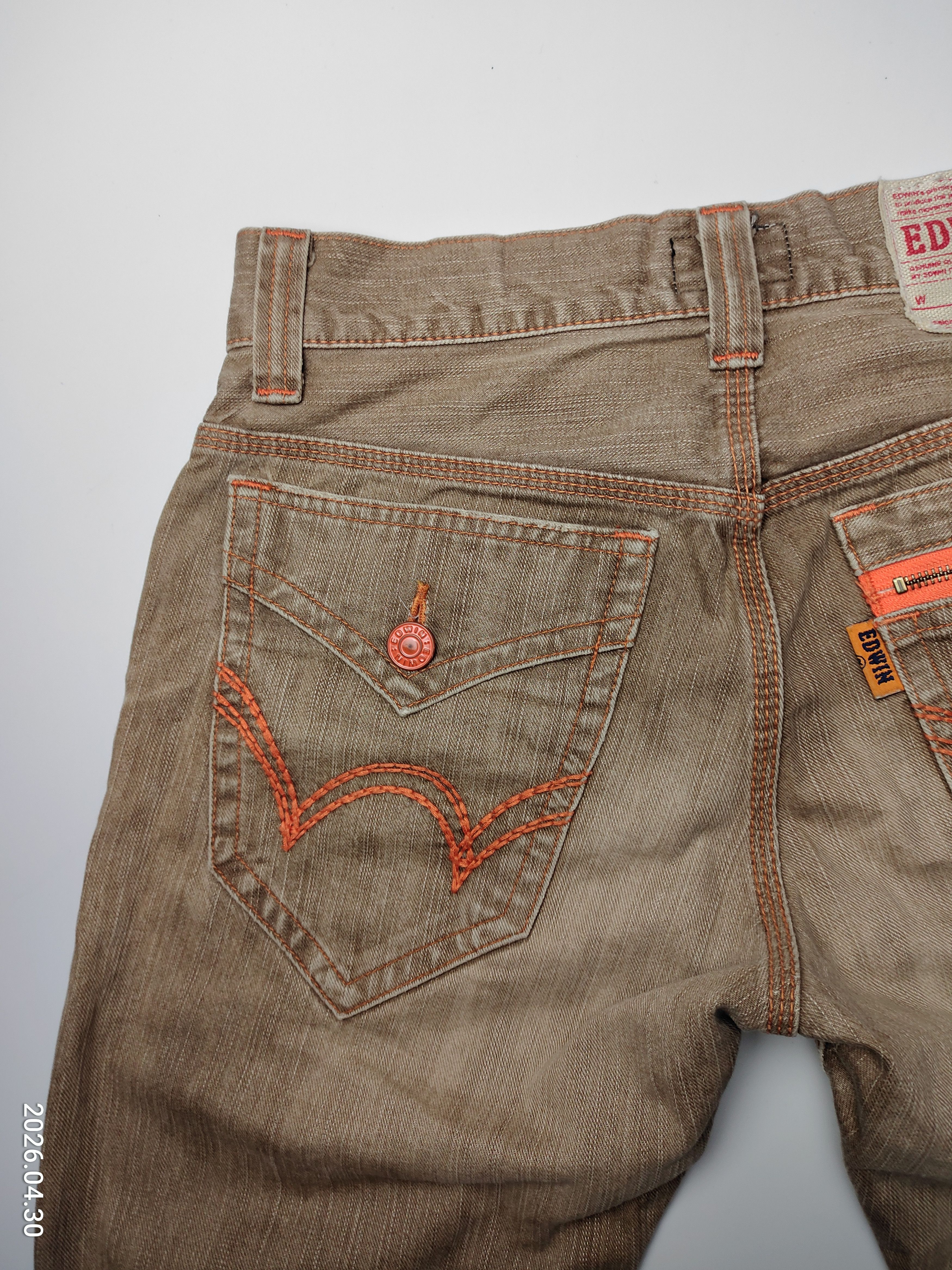 Edwin EDWIN EXCLUSIVE VINTAGE DISTRESS DENIM JEANS Size US 30 / EU 46 - 11 Thumbnail