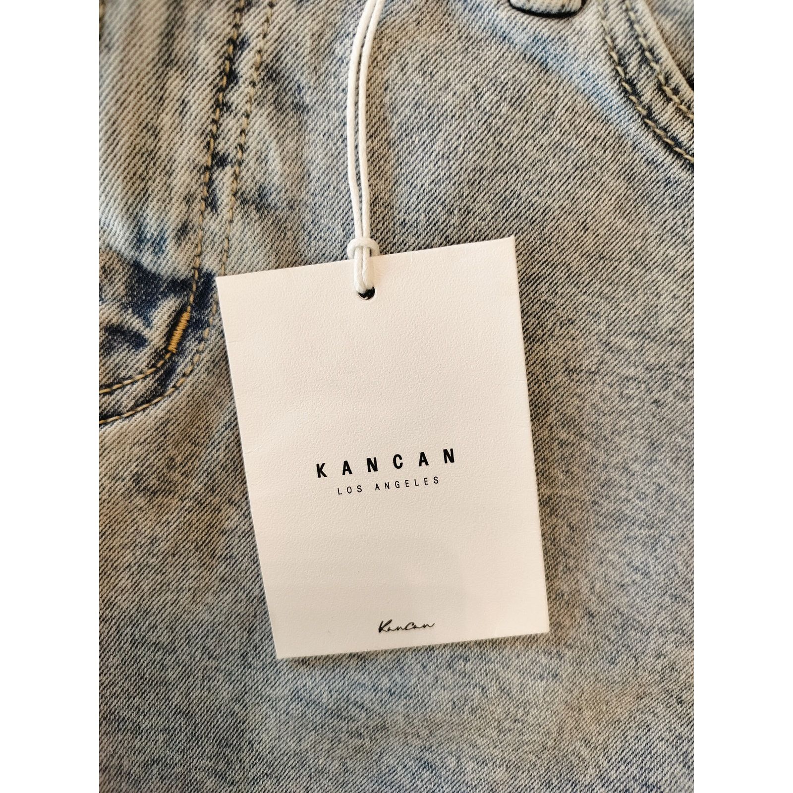 Other Kancan Light Wash High Rise Denim Shorts * Size 27" / US 4 / IT 40 - 5 Thumbnail
