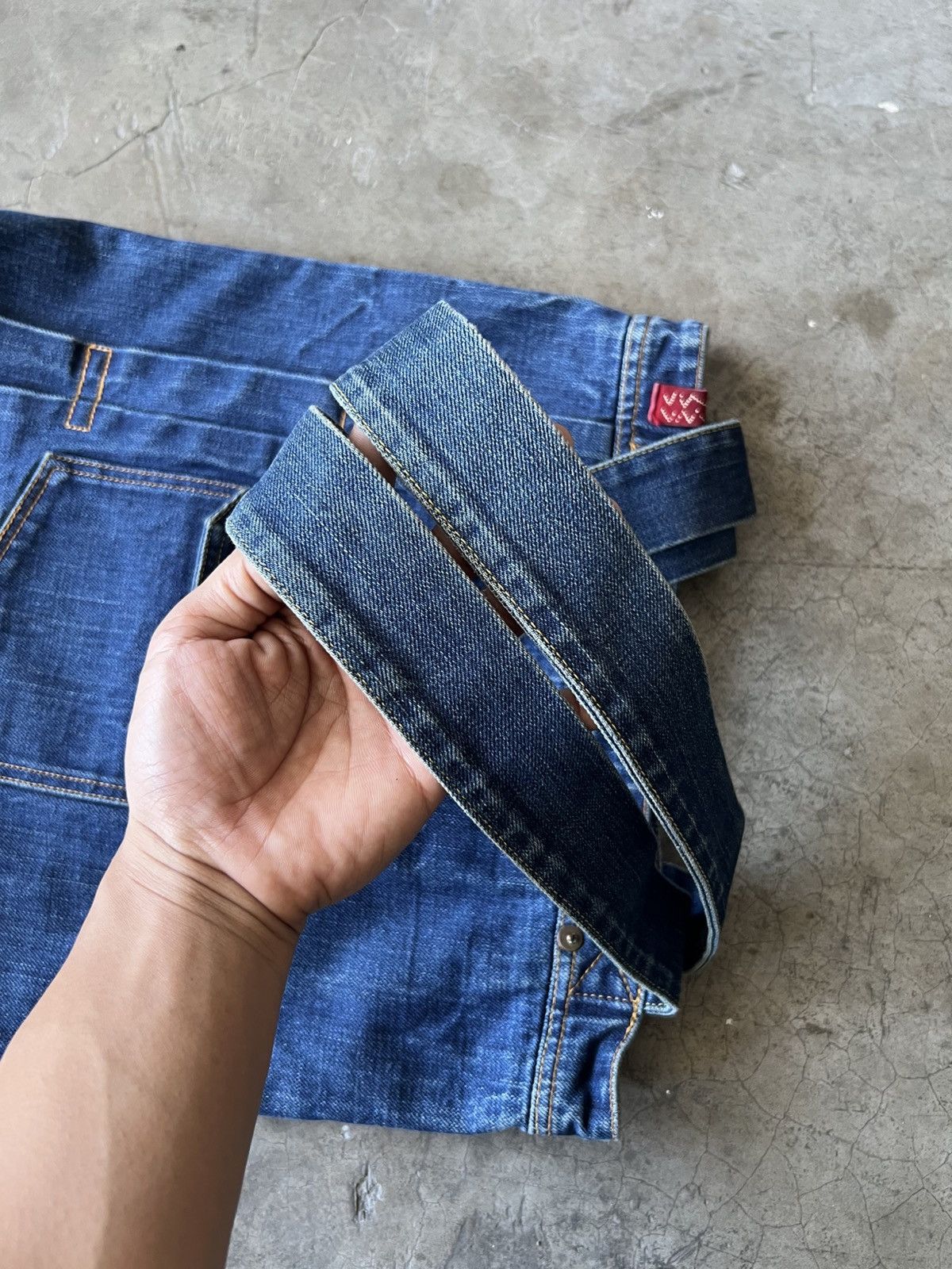 Visvim Visvim - S/S18 Dry Denim Tote Bag Size ONE SIZE - 9 Thumbnail