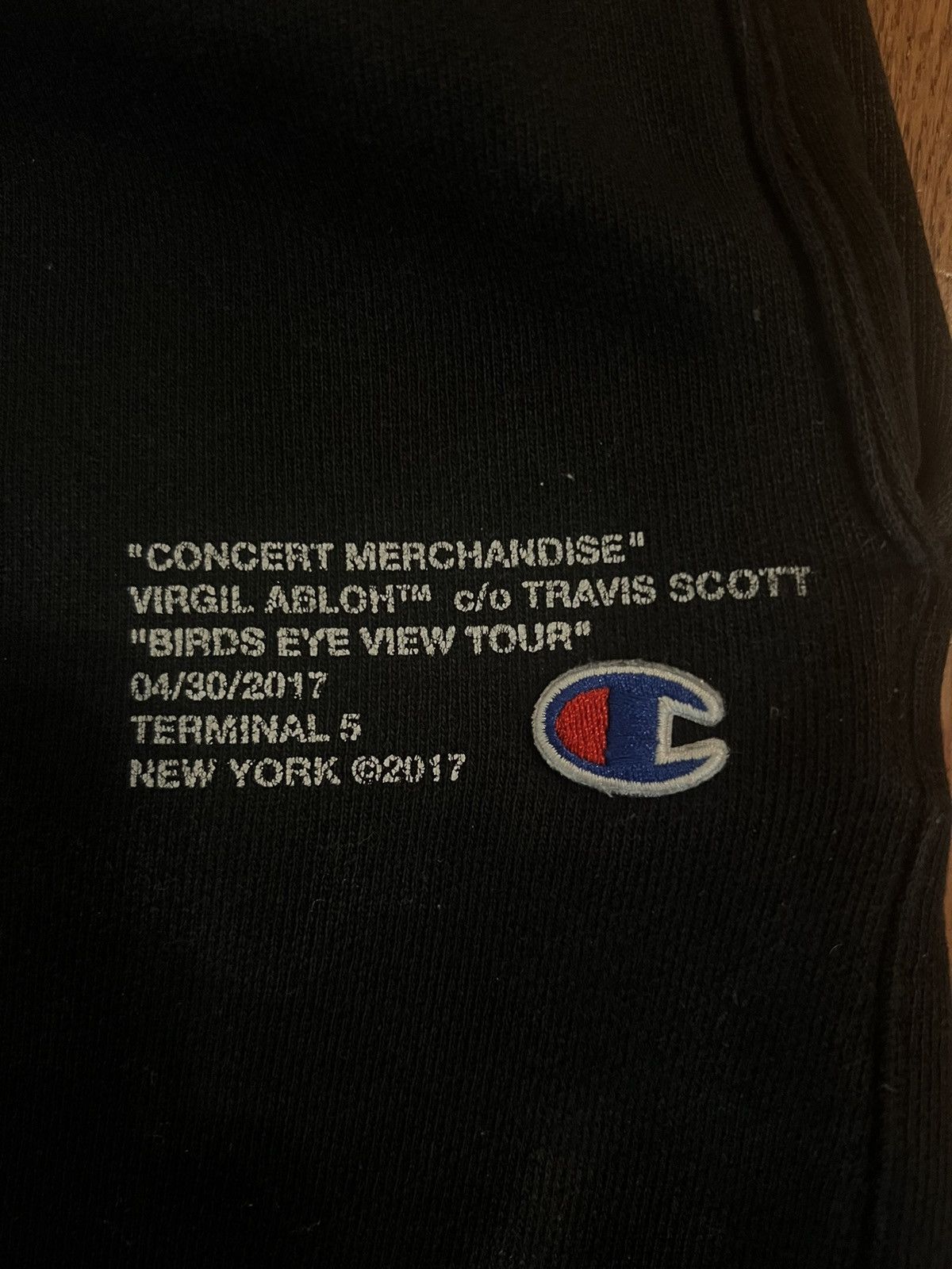 Travis Scott x Virgil Abloh Birds Eye view tour sweatpants