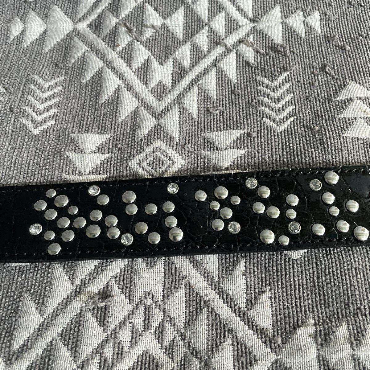 If Six Was Nine Vintage Y2k studded rhinestones buckle belts kapital style Size ONE SIZE - 4 Thumbnail