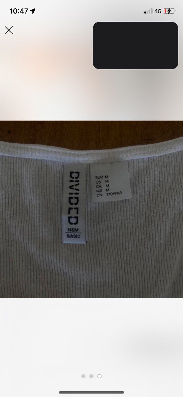 Divided × H&M H & M basic white crop top size medium Size M / US 6-8 / IT 42-44 - 3 Thumbnail
