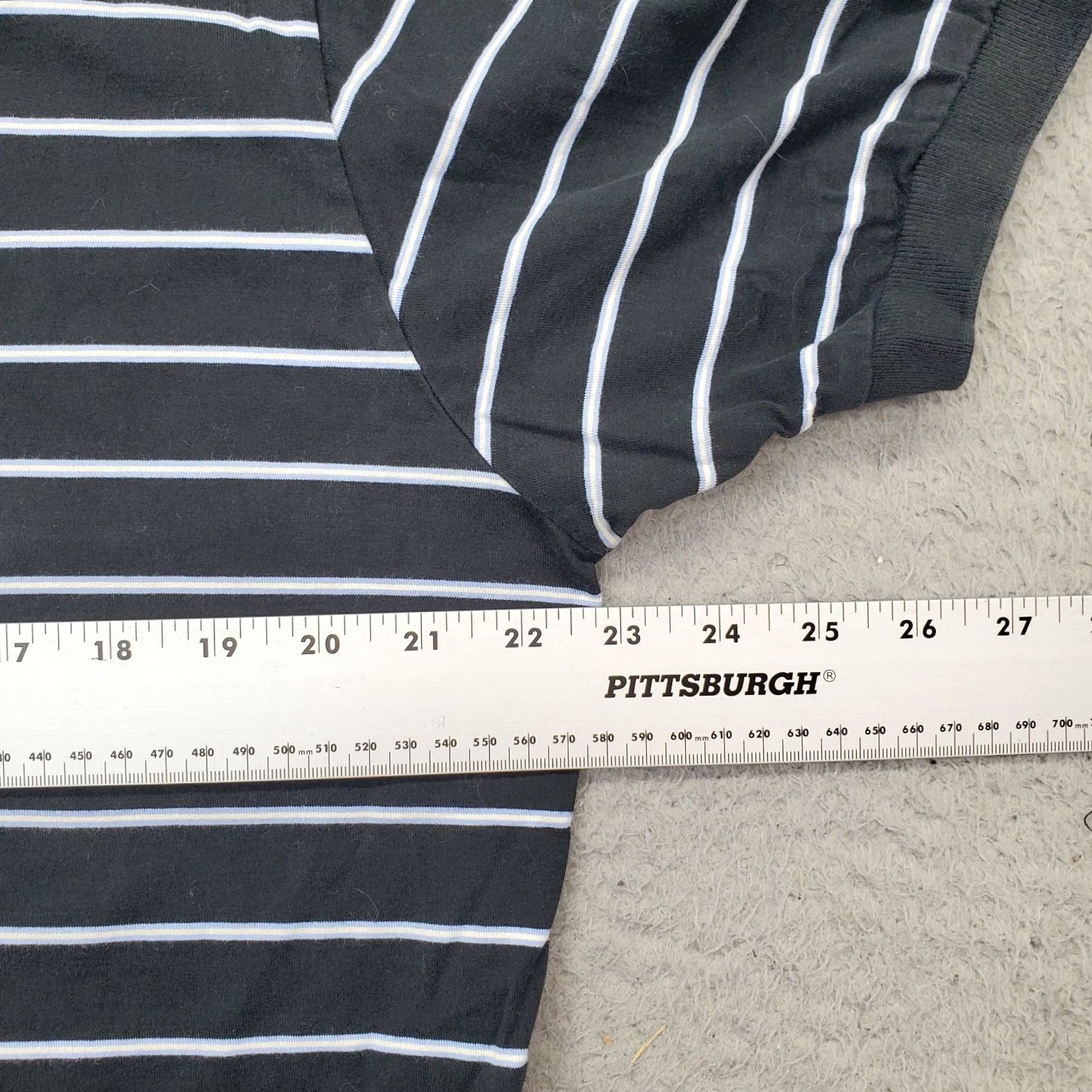 Polo Ralph Lauren Polo Ralph Lauren Polo Shirt Mens L Multicolor Striped High Low Slit Pony Logo Size US L / EU 52-54 / 3 - 4 Thumbnail