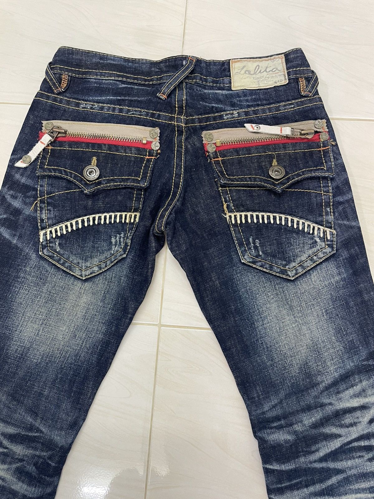 Tornado Mart Vintage Lolita Club By Concert Club Bootcut Denim Jeans Size US 30 / EU 46 - 15 Thumbnail