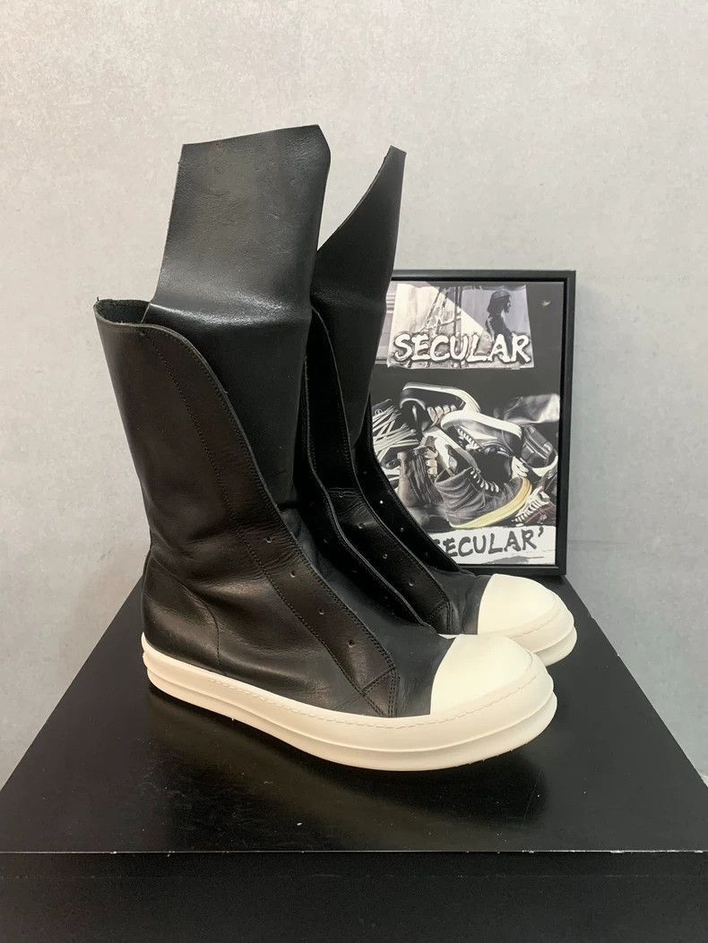 Rick Owens Rick Owens Classic Black High-2508 Size US 8 / EU 41 - 2 Thumbnail