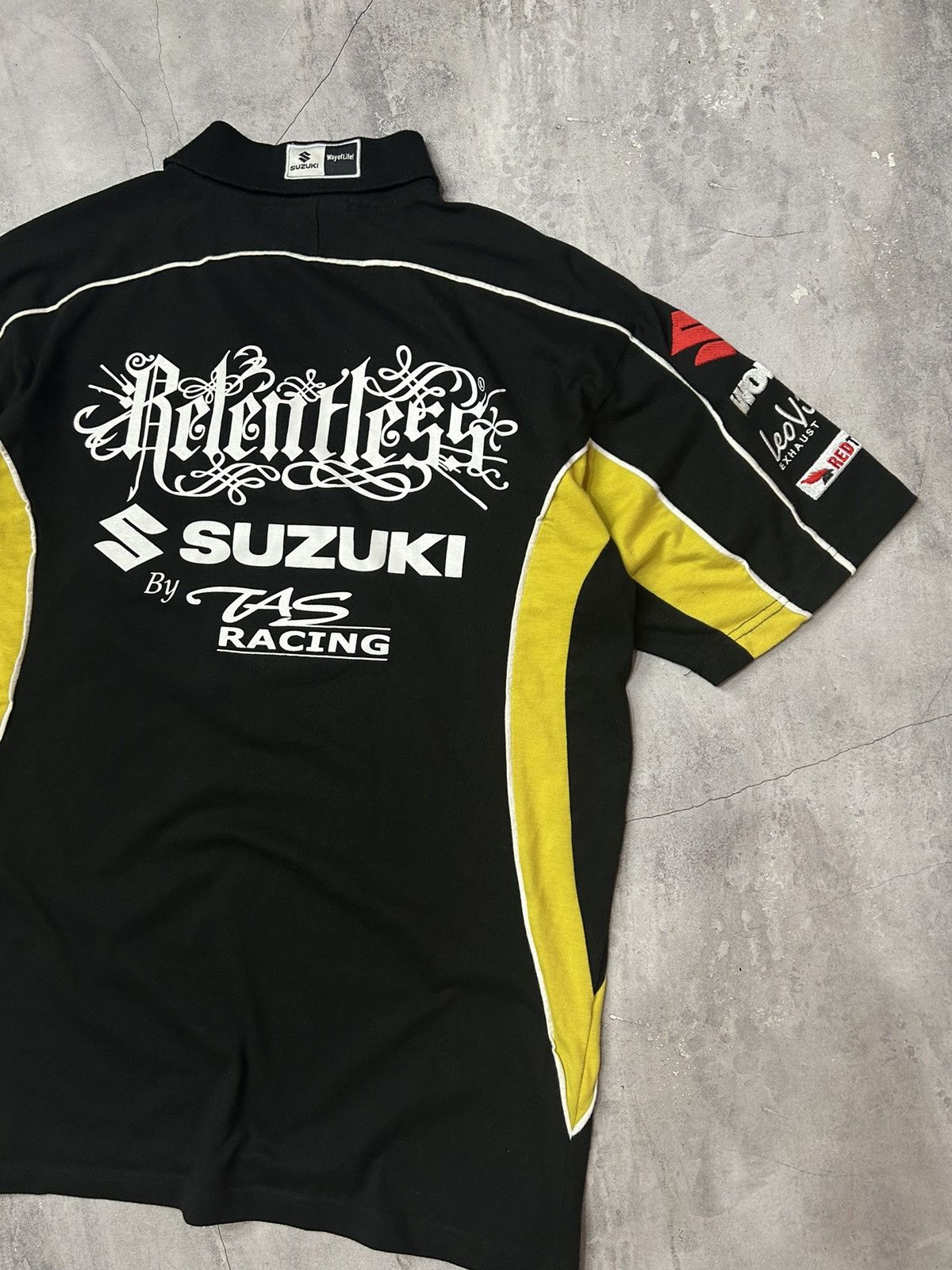 Vintage Vintage Racing Polo Shirt Suzuki Relentless y2k style Size US M / EU 48-50 / 2 - 6 Thumbnail