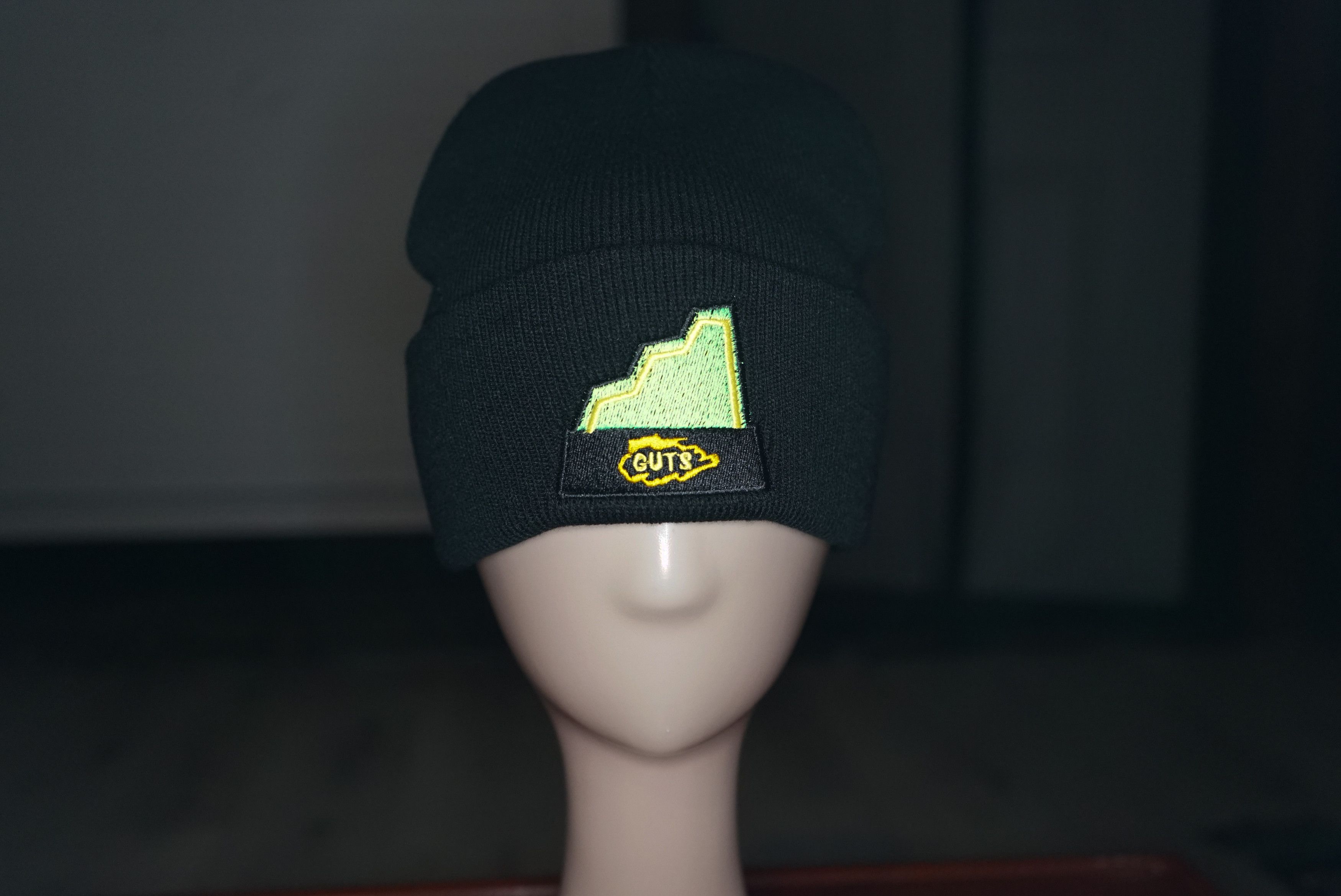 Handmade Nickelodeon Aggro Crag GUTS Trophy Embroidered Beanie Hat Size ONE SIZE - 3 Thumbnail