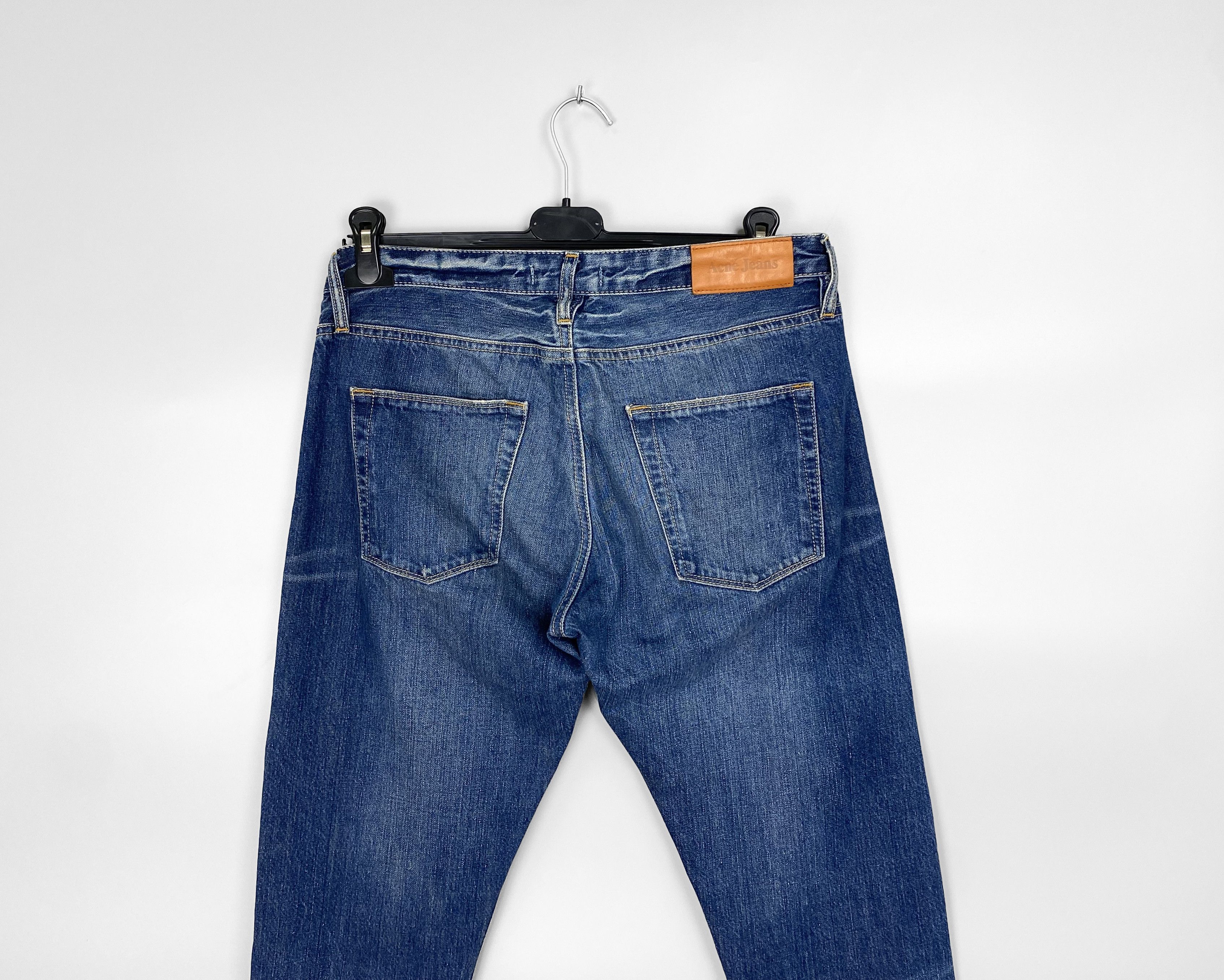 Acne Studios Acne Jeans Hug Lost Denim Jeans Leather Patch W28 L34 Size US 28 / EU 44 - 7 Thumbnail