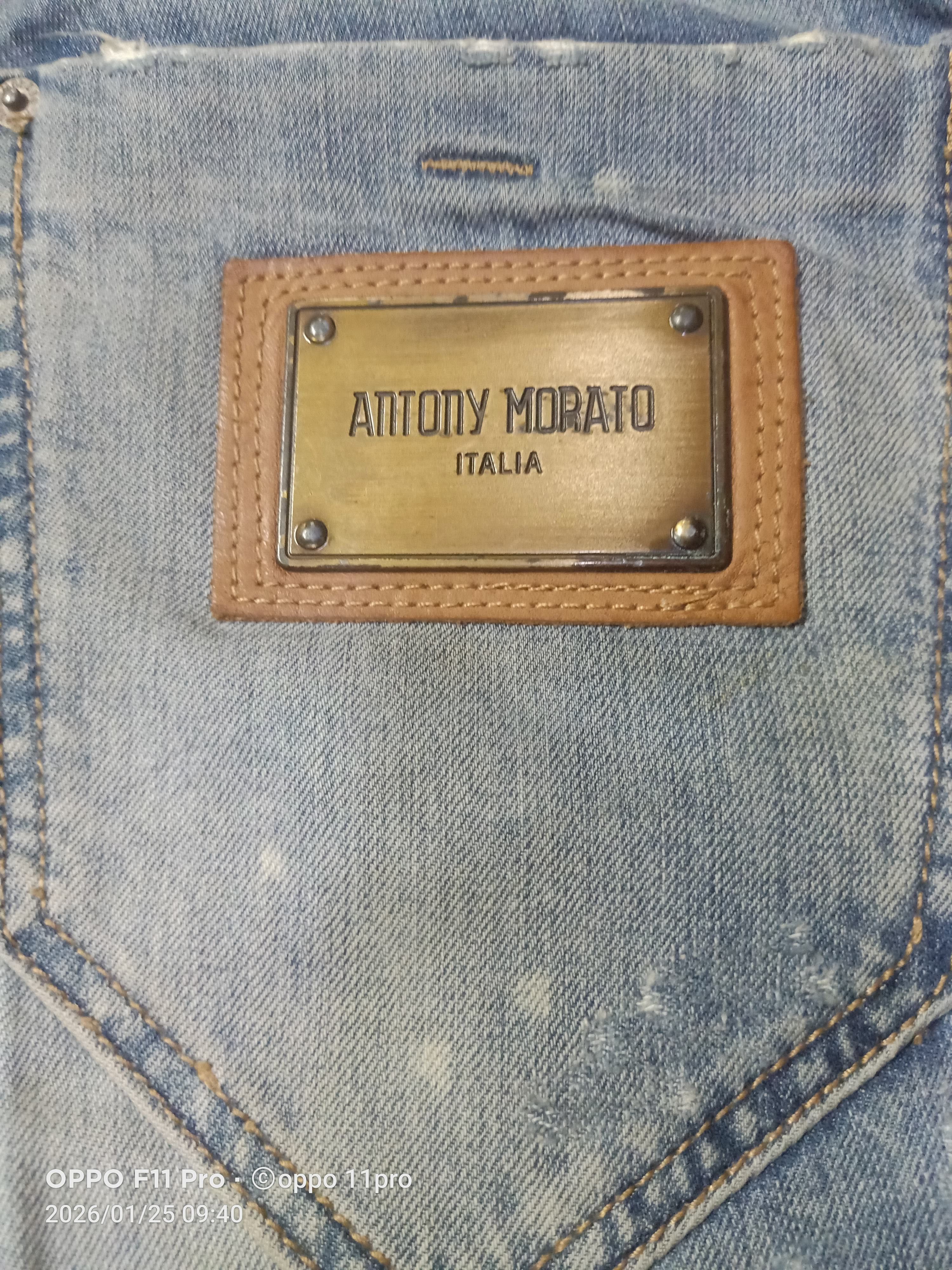 Antony Morato Antony Morato Distressdenim SlimFit Men Size US 38 / EU 54 - 5 Thumbnail