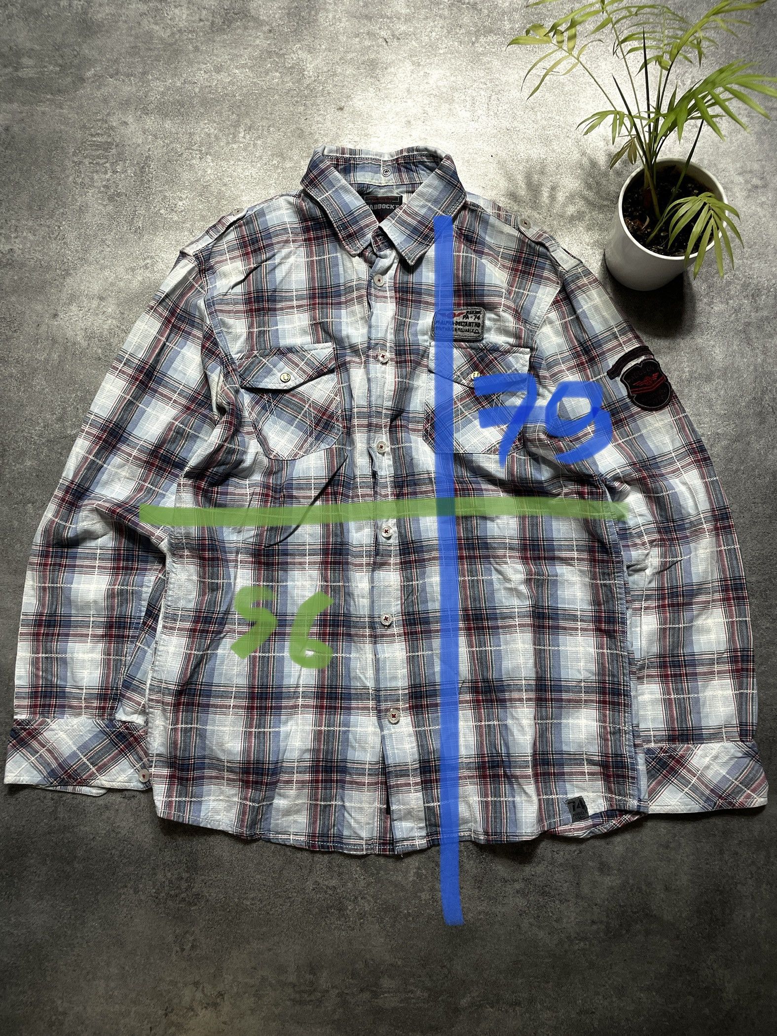 Vintage ❗️RARE❗️Vintage Y2K Paddock’s Shirt Cotton Size US L / EU 52-54 / 3 - 10 Thumbnail
