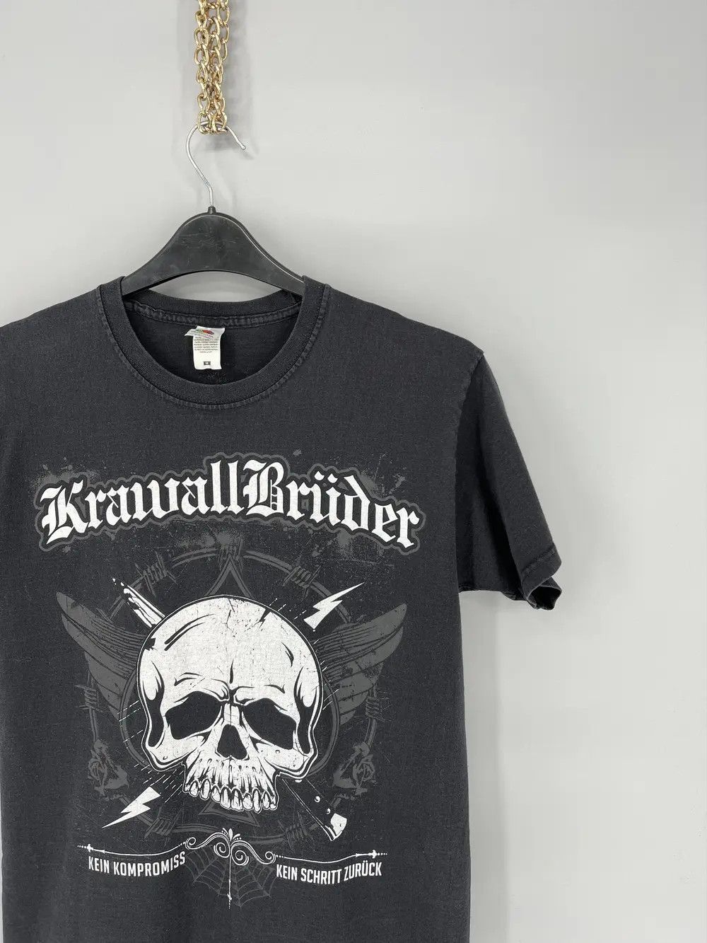 Band Tees Vintage Y2K Krawallbrüder Metal T Shirt Band Tee Skulls tee Size US M / EU 48-50 / 2 - 6 Thumbnail