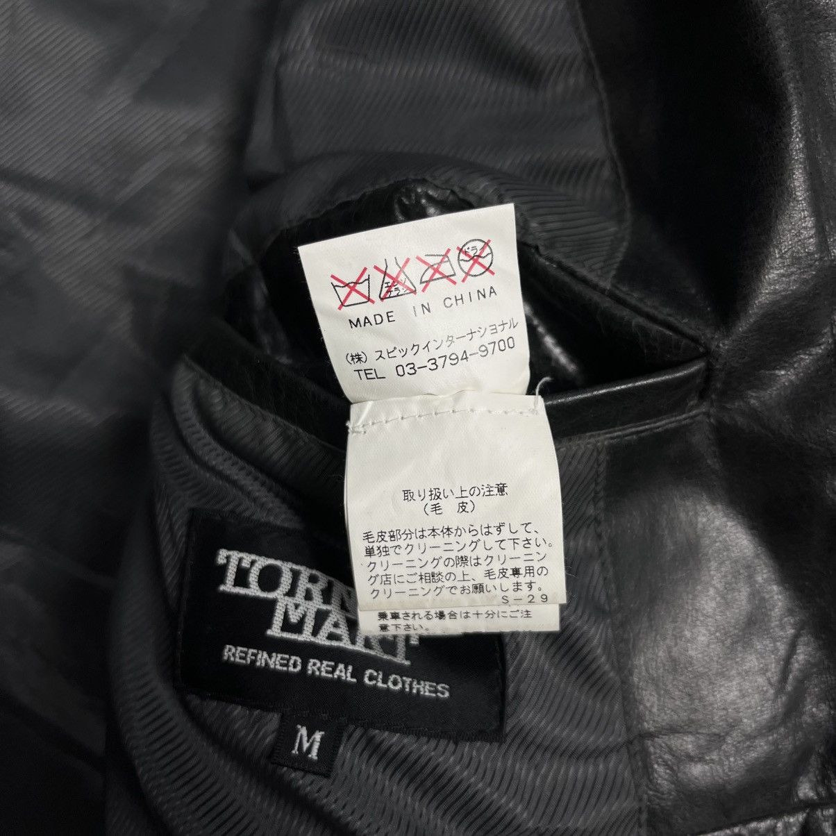 Tornado Mart 2000s Tornado Mart - Vkei Style Fur Hoodie Leather Jacket Size US M / EU 48-50 / 2 - 12 Thumbnail