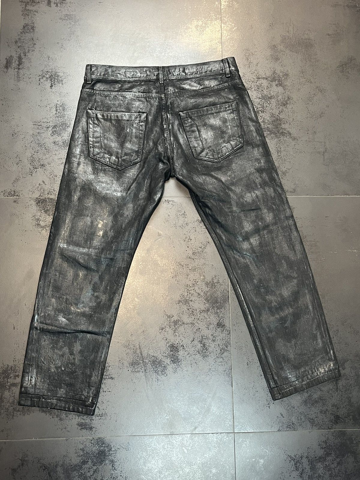 Olmar And Mirta コーティング デニムジーンズ W28 Rick owens olmar mirta - Gem Rick Owens OLMAT and MIRTA Fade Denim