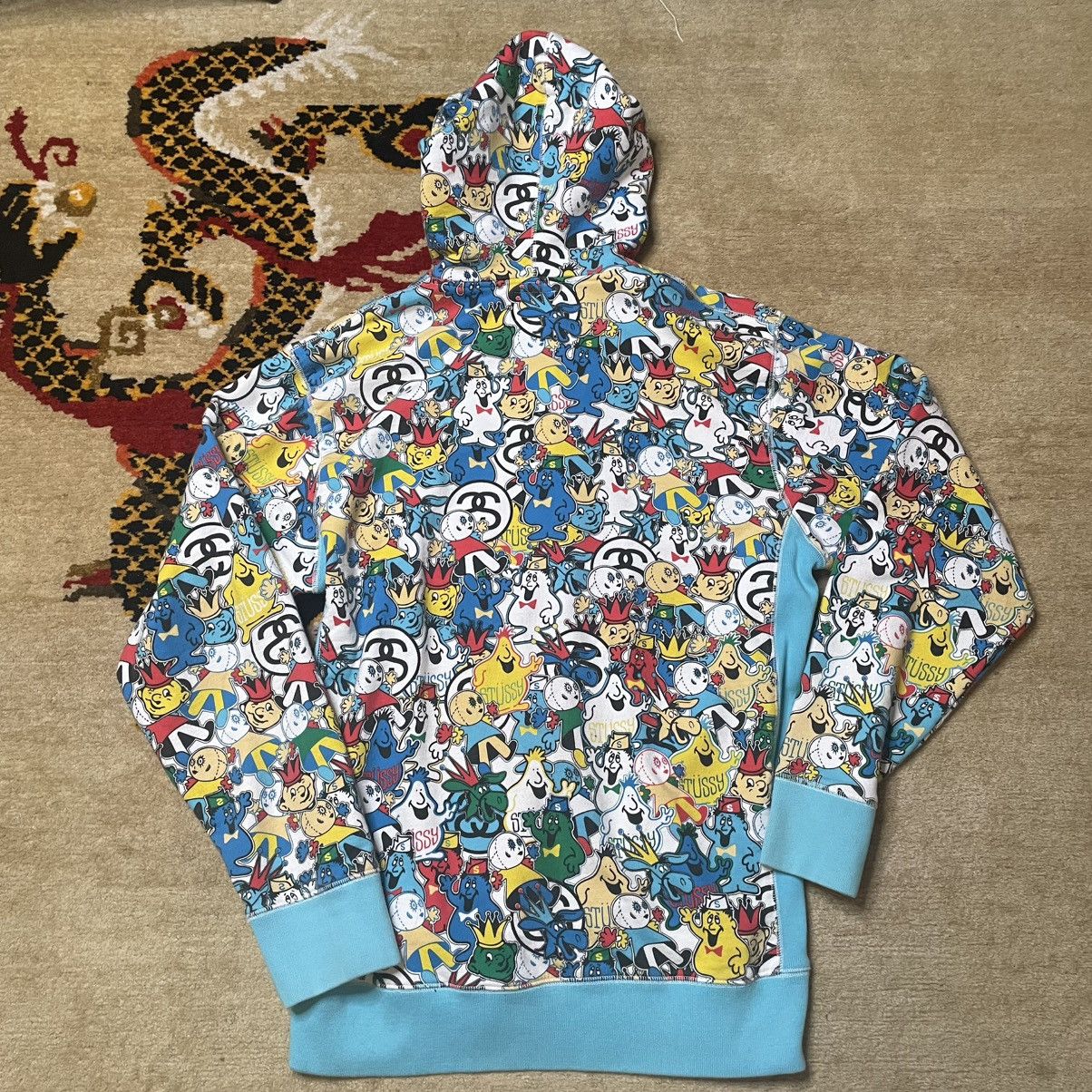Stussy Vintage Stussy Girls Headz All Over Print Hoodie XL Clean Size US XL / EU 56 / 4 - 2 Thumbnail