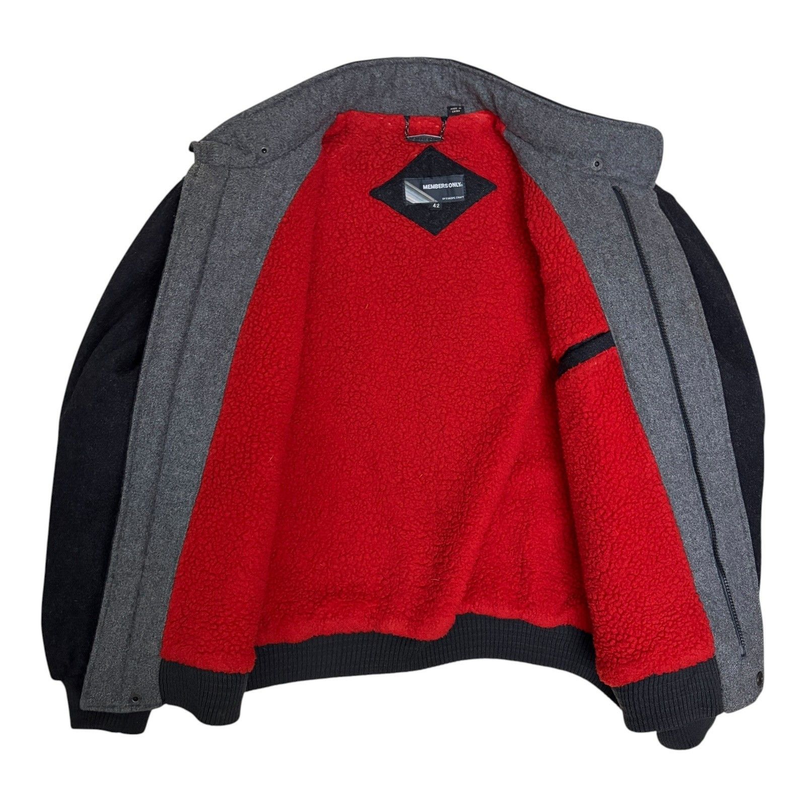 Members Only MEMBERS ONLY Vintage WOOL Jacket Bomber 90s Coat Medium Size US M / EU 48-50 / 2 - 2 Thumbnail