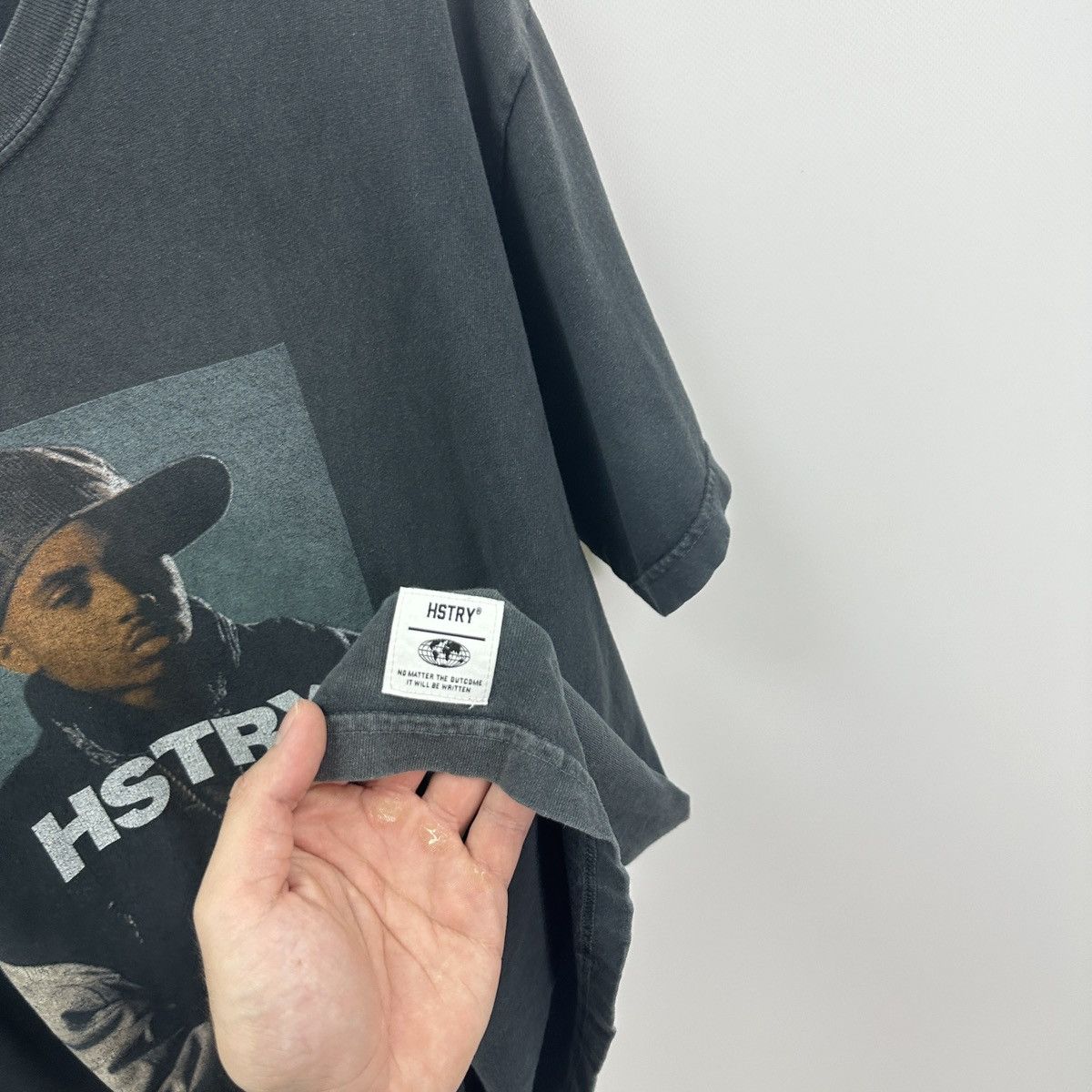 Rap Tees Vintage 00s Nas Hstry Washed Tee y2k Rap og hip hop hype 90s Size US L / EU 52-54 / 3 - 6 Thumbnail
