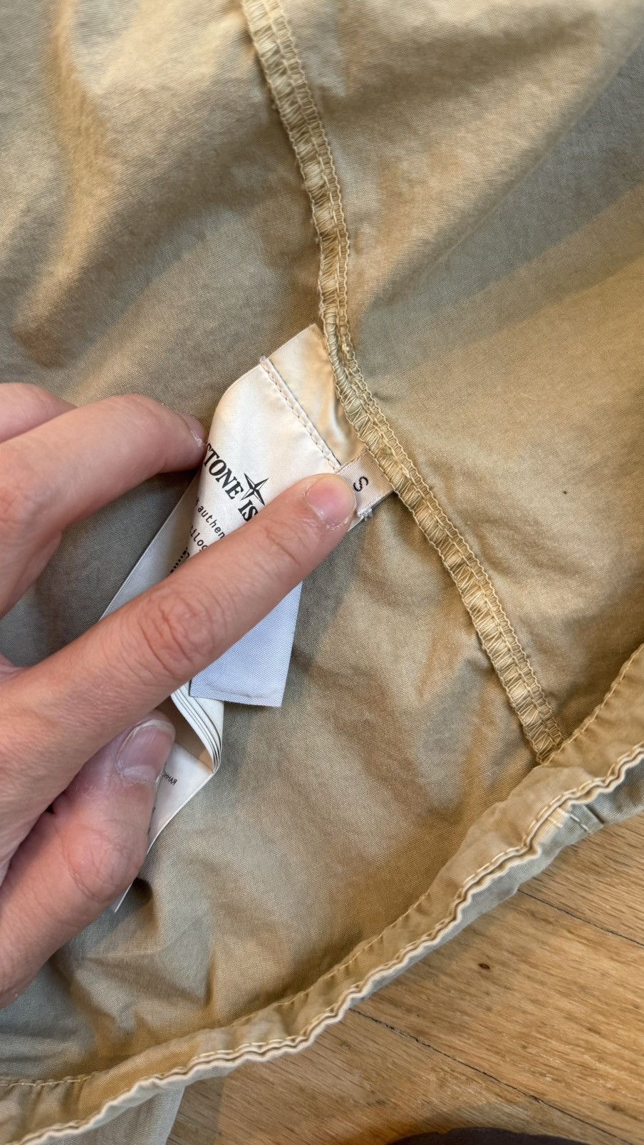 Stone Island Stone Island Beige Overshirt Size US S / EU 44-46 / 1 - 6 Thumbnail